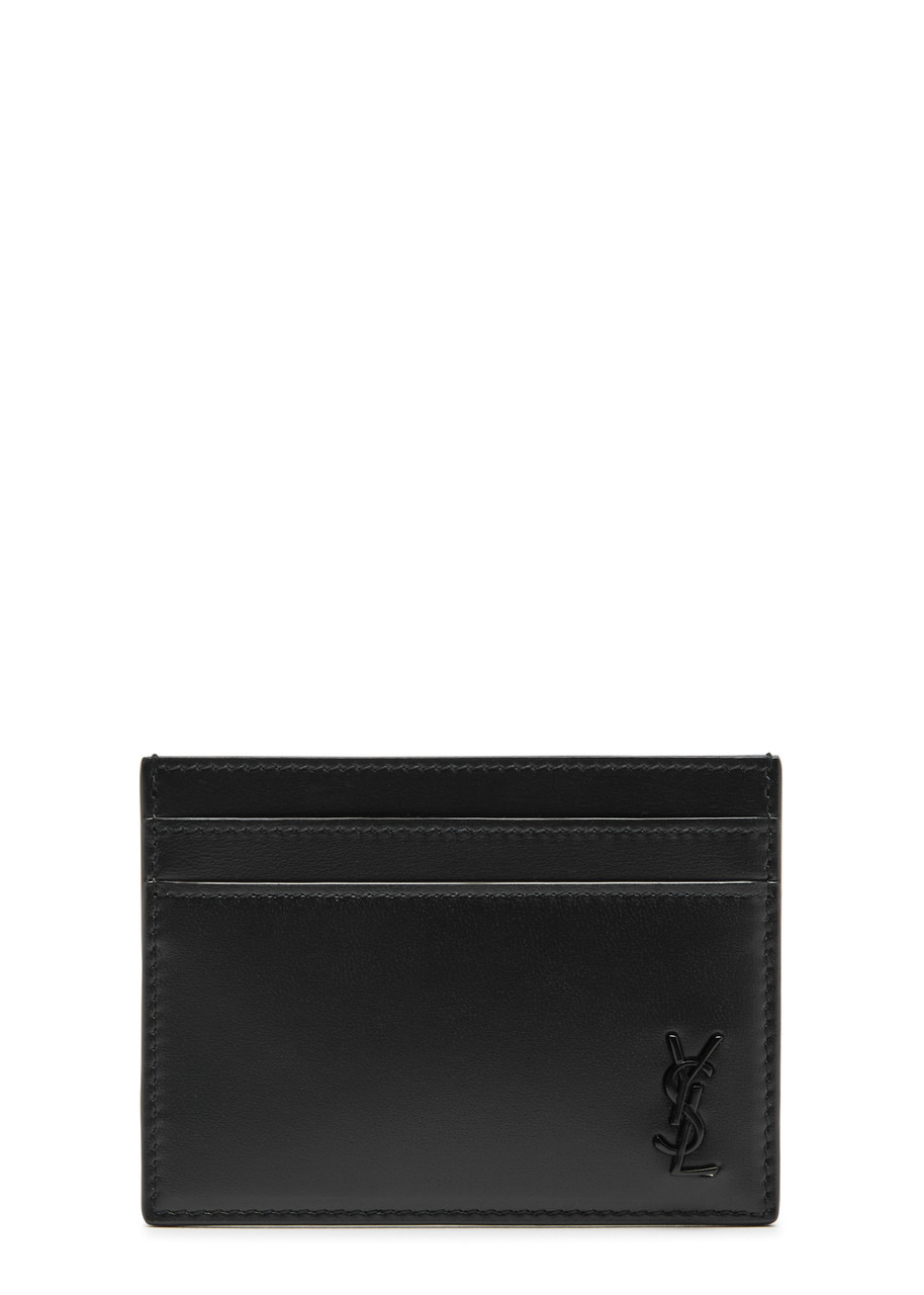 Saint Laurent Cassandre Leather Card Holder - 1