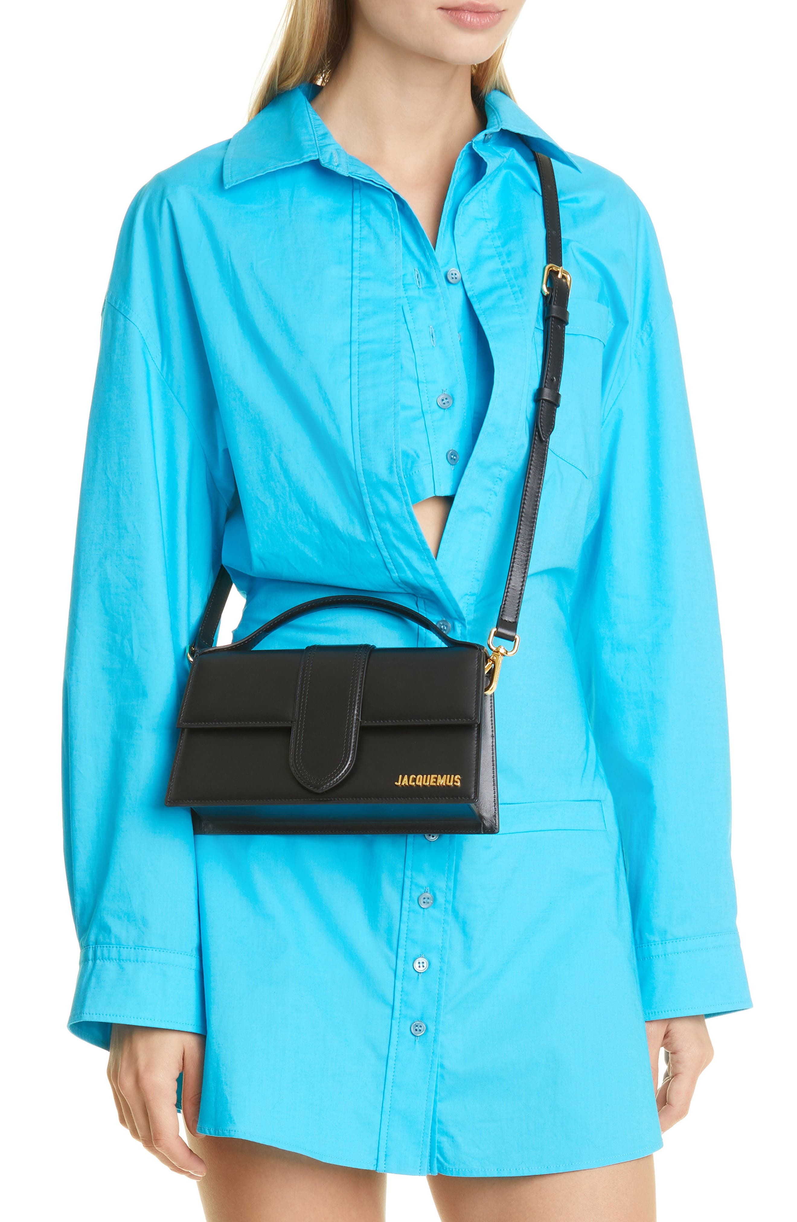 Jacquemus Jacquemas Le Bambino Grand Crossbody Satchel in Black at Nordstrom - 2