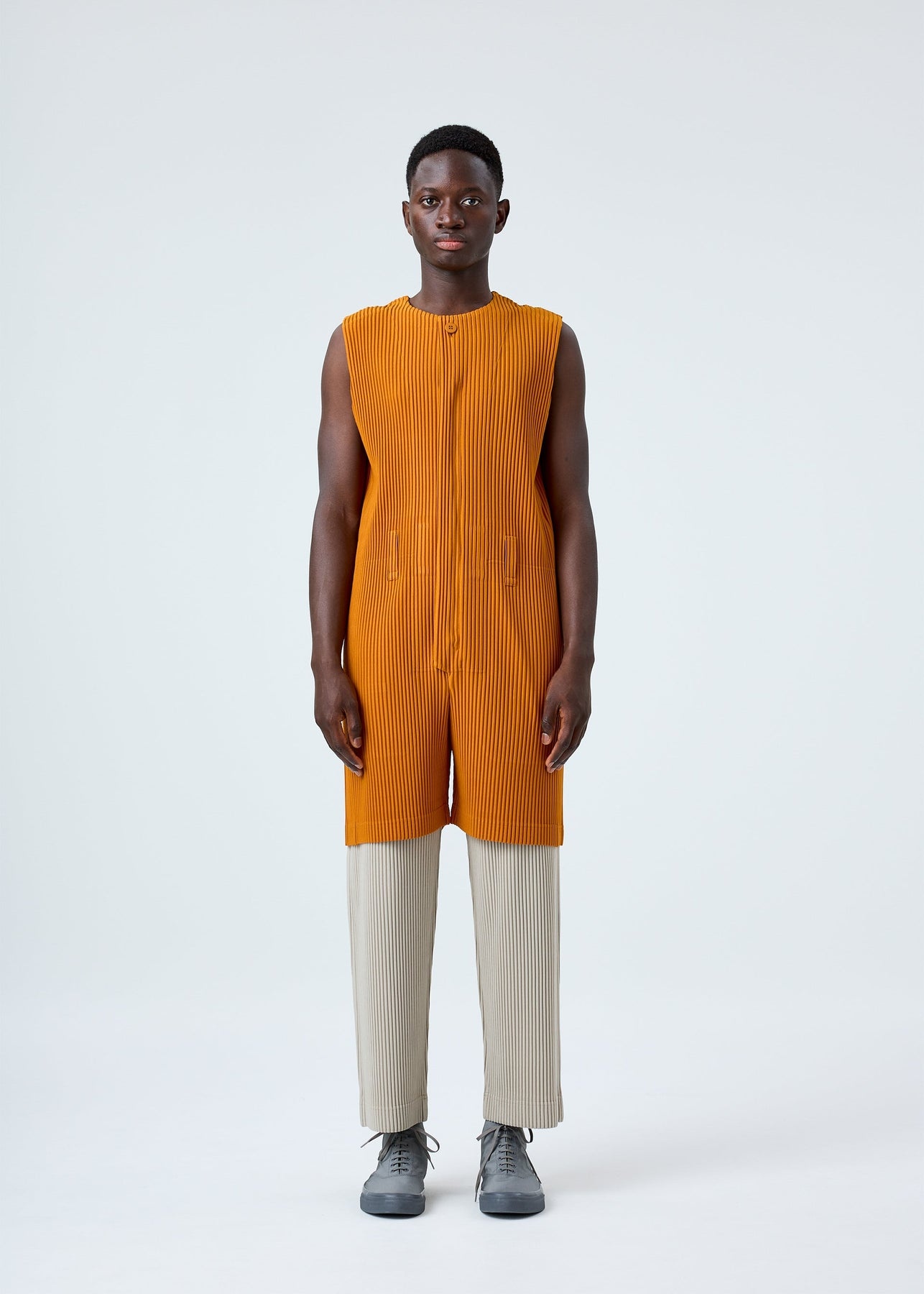 COLORFUL PLEATS BOTTOMS JUMPSUIT - 2