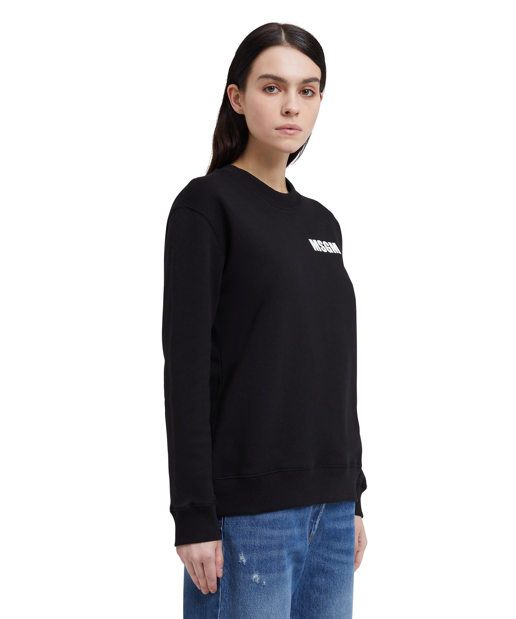 Sweatshirt with "Never look back" logo - 4