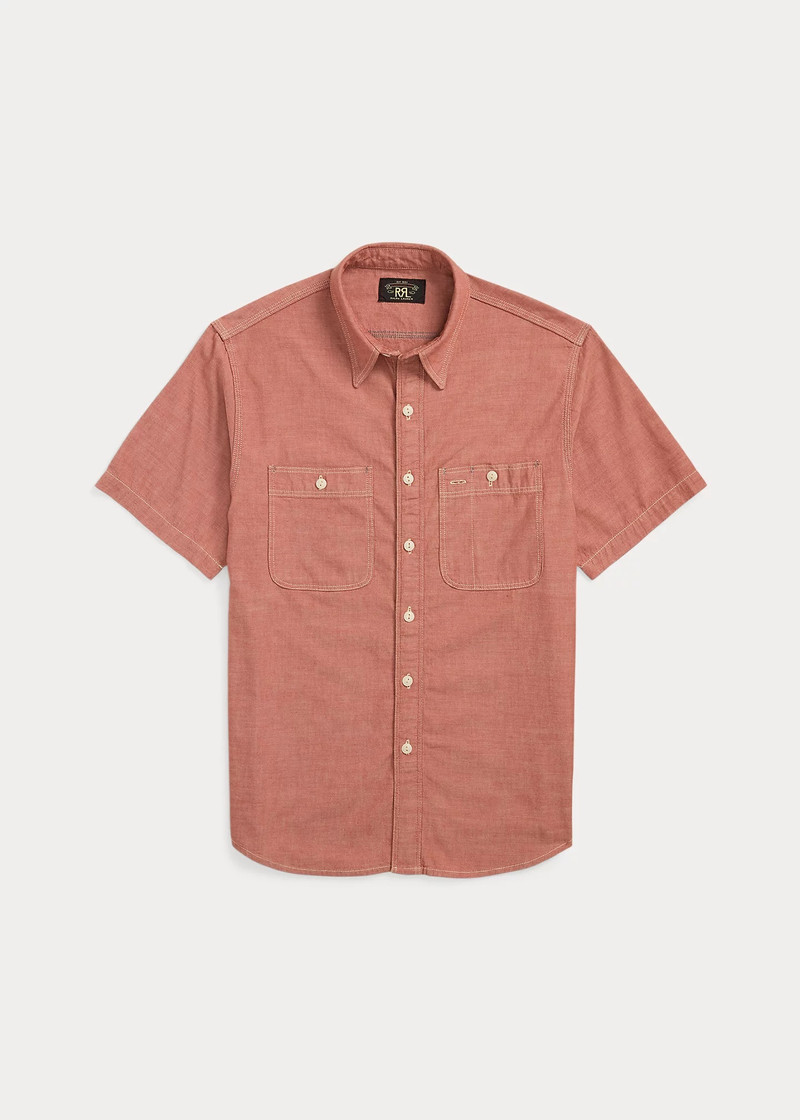 Selvedge-Detailed Chambray Workshirt 1