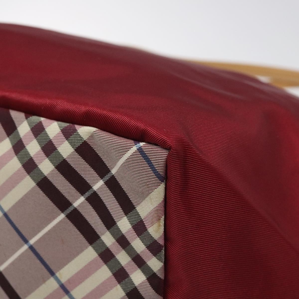 Burberry Blue Label Tote Bag Nylon Red - 12