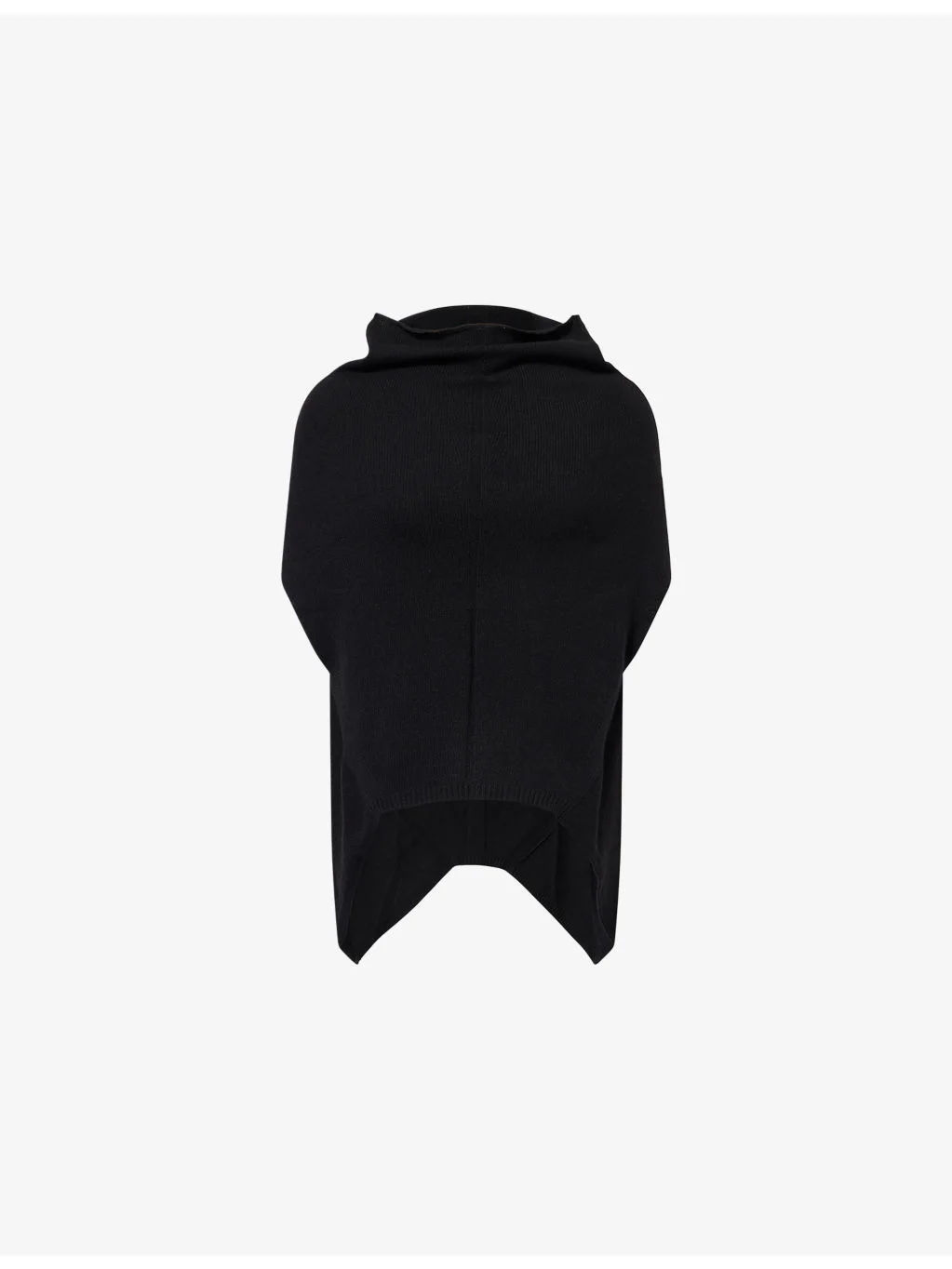 Sleeveless High-Neck Cashmere-Blend Top - 1
