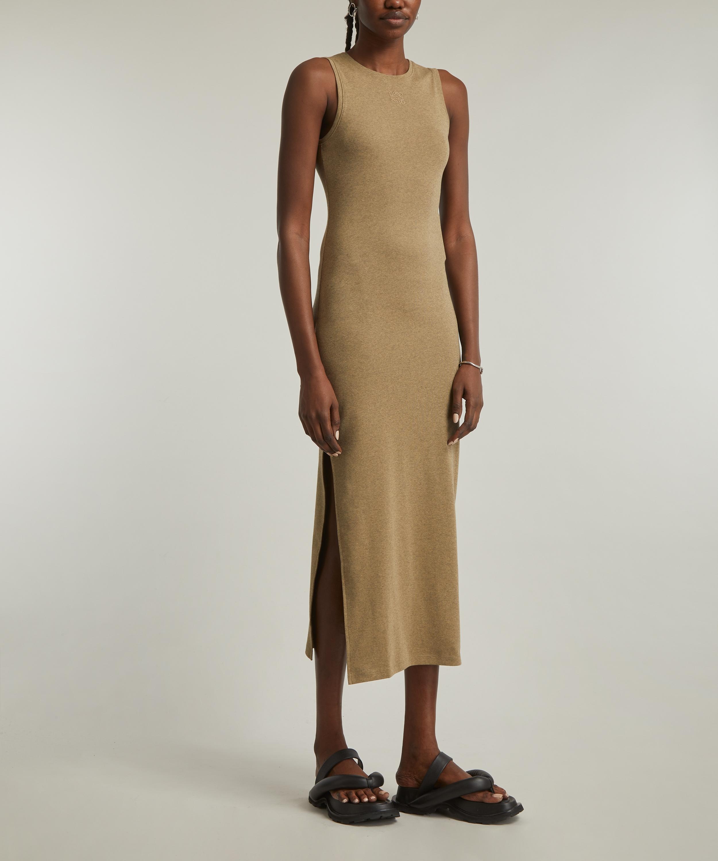 Loewe Anagram tank dress in cotton | REVERSIBLE
