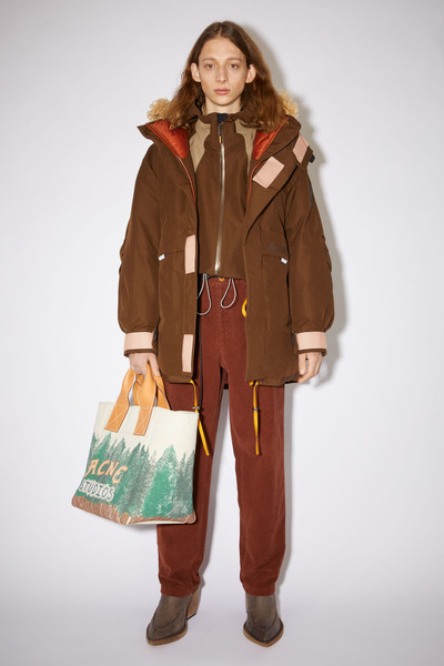 Acne Studios Down-filled jacket - Chocolate brown outlook