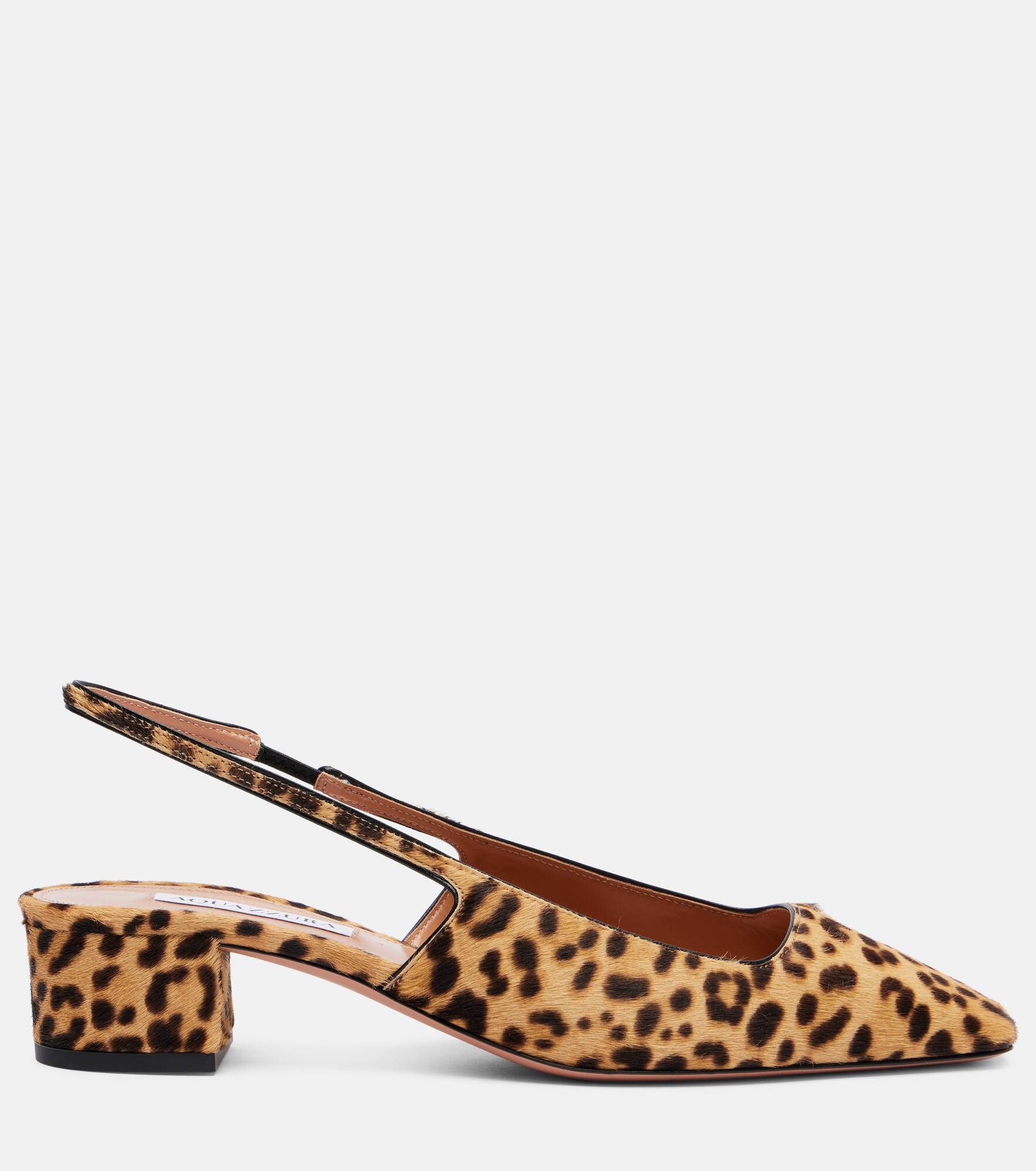 Ginza 35 calf hair slingback pumps - 4