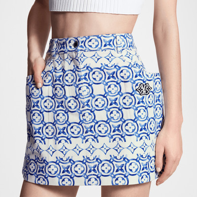 Louis Vuitton Monogram Flower Tile Pocket Mini Skirt outlook