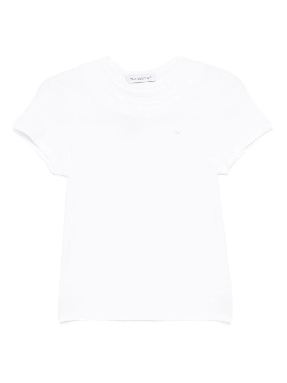 triple-collar T-shirt - 1
