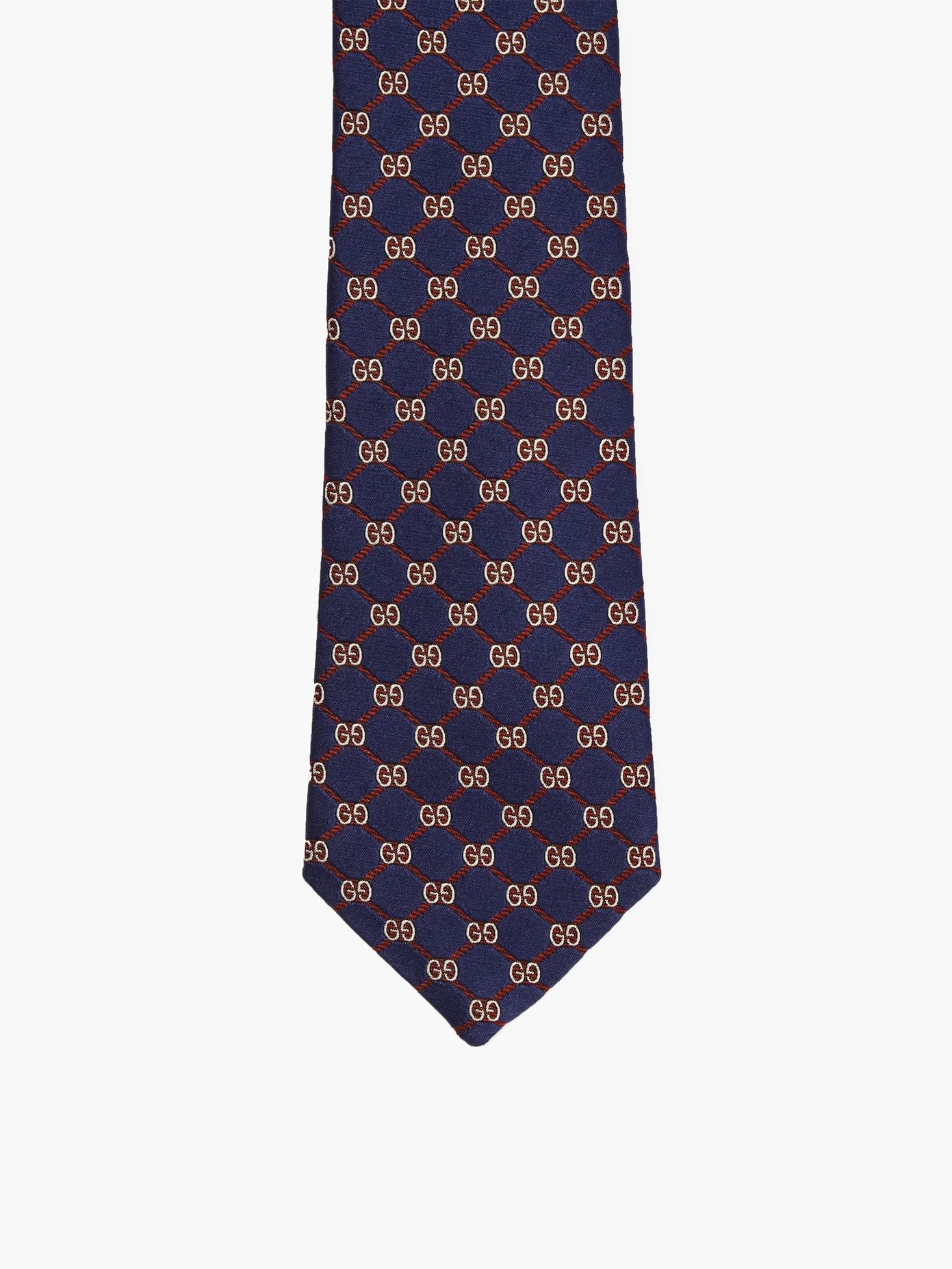 GG-jacquard silk tie - 3