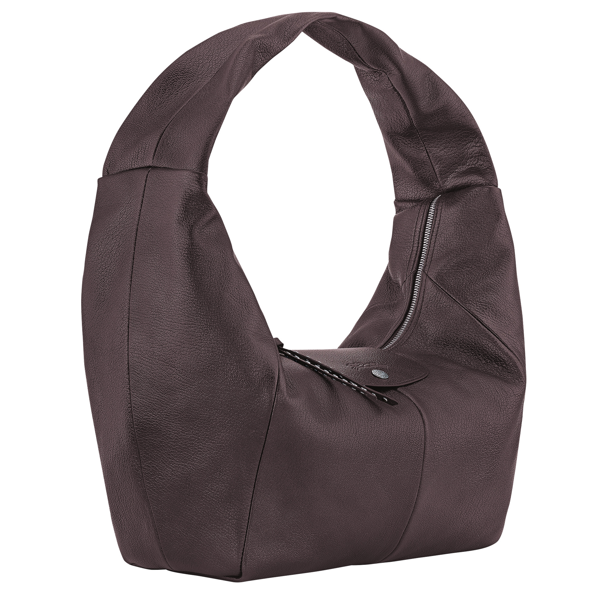 Le Pliage Xtra L Hobo bag Mocha - Leather - 3