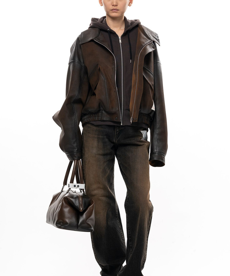 Shifted Layer Coated Jacket 9