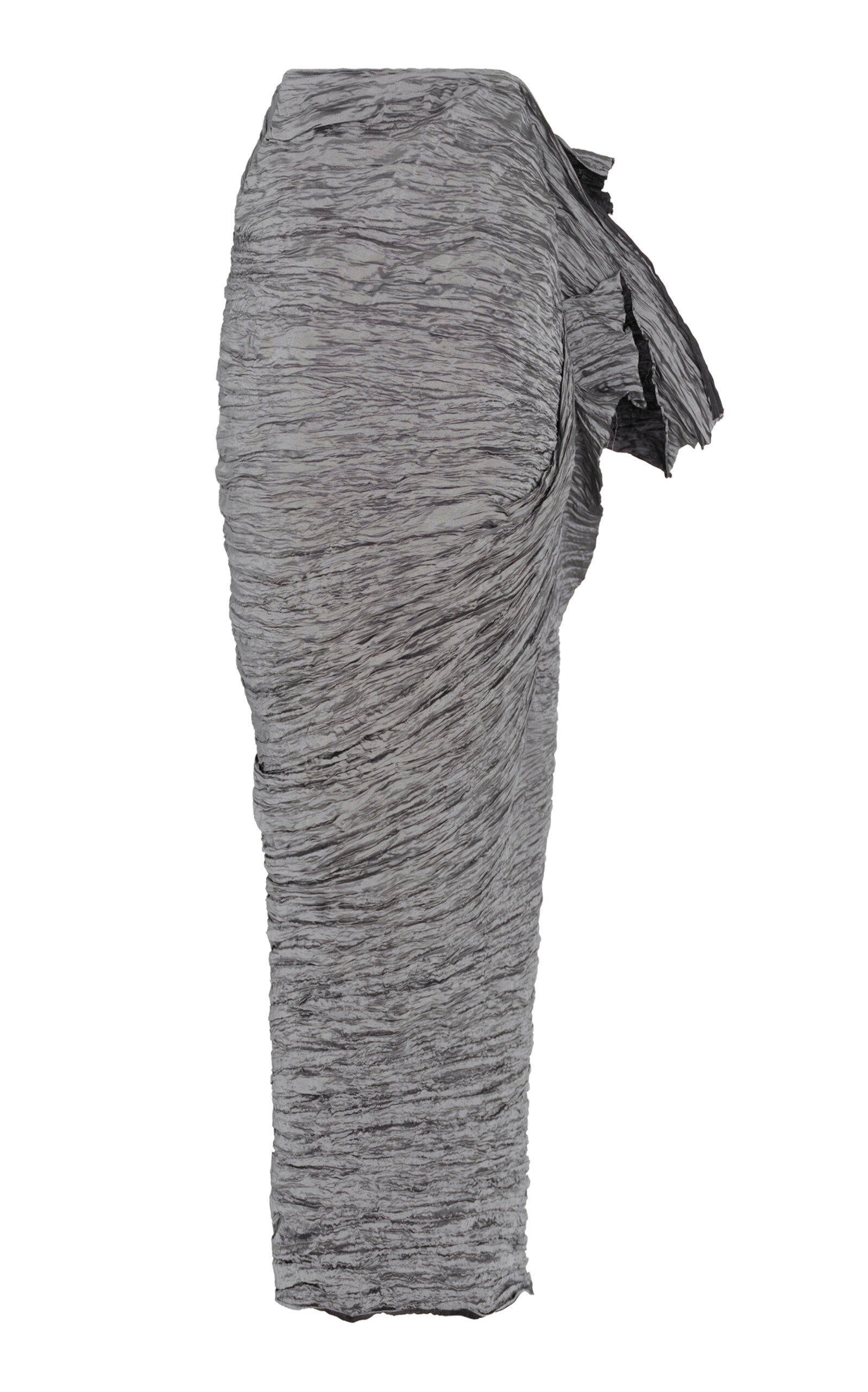 Vetiver Pleated Midi Skirt grey - 3