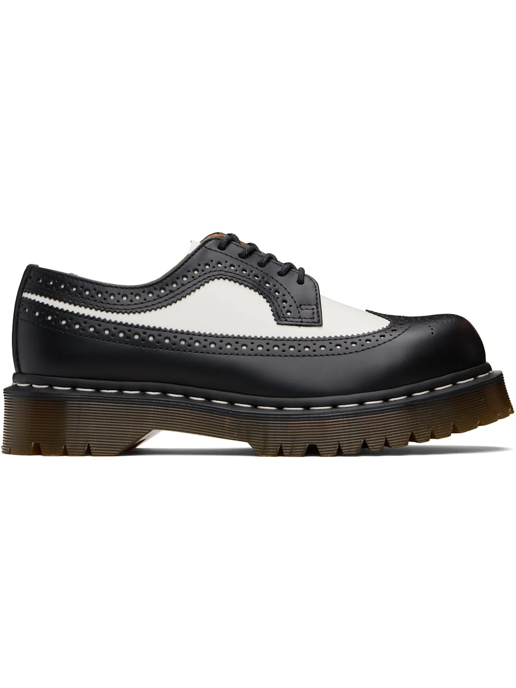 Black & White 3989 Bex Smooth Leather Brogue Derbys - 1