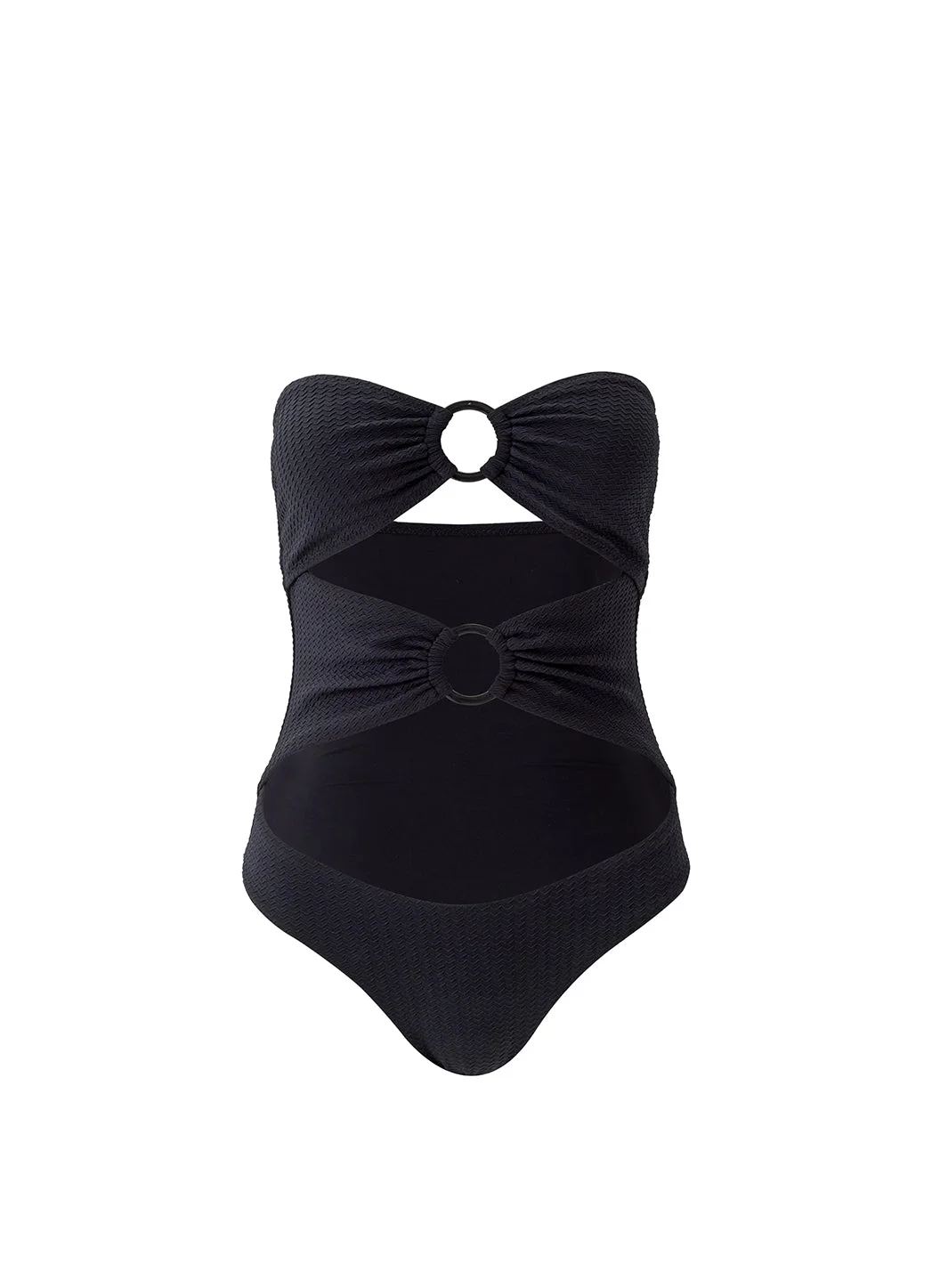 ALICANTE MAZY BLACK SWIMSUIT - 1