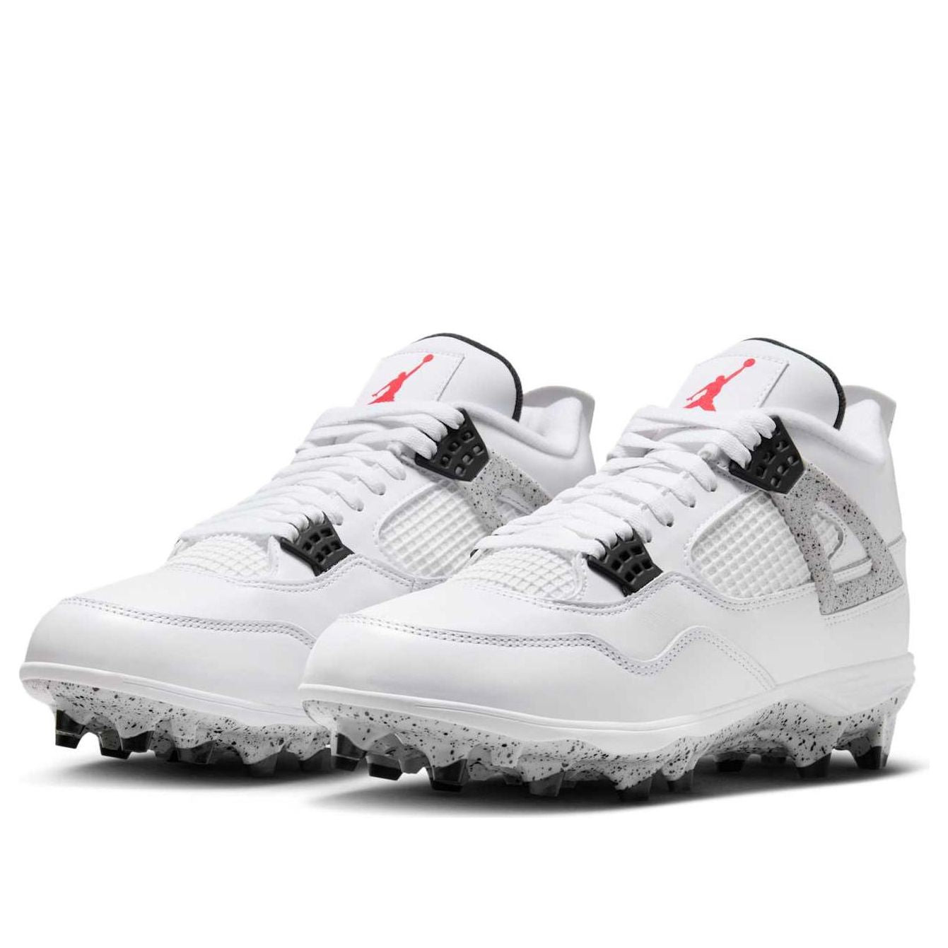 Air Jordan 4 TD Cleat 'White Cement' HQ0207-106 - 4