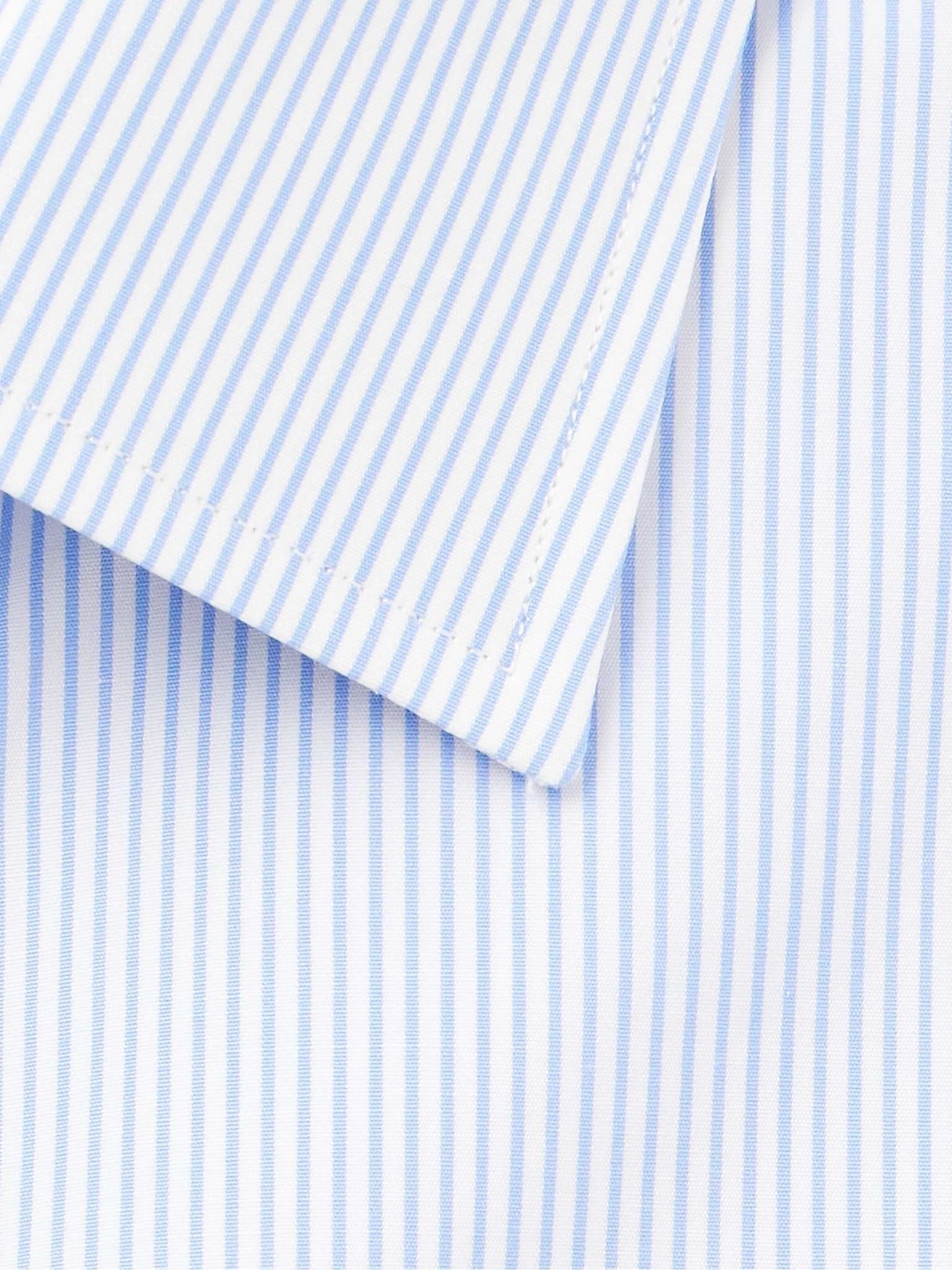 Striped Cotton-Poplin Shirt - 5