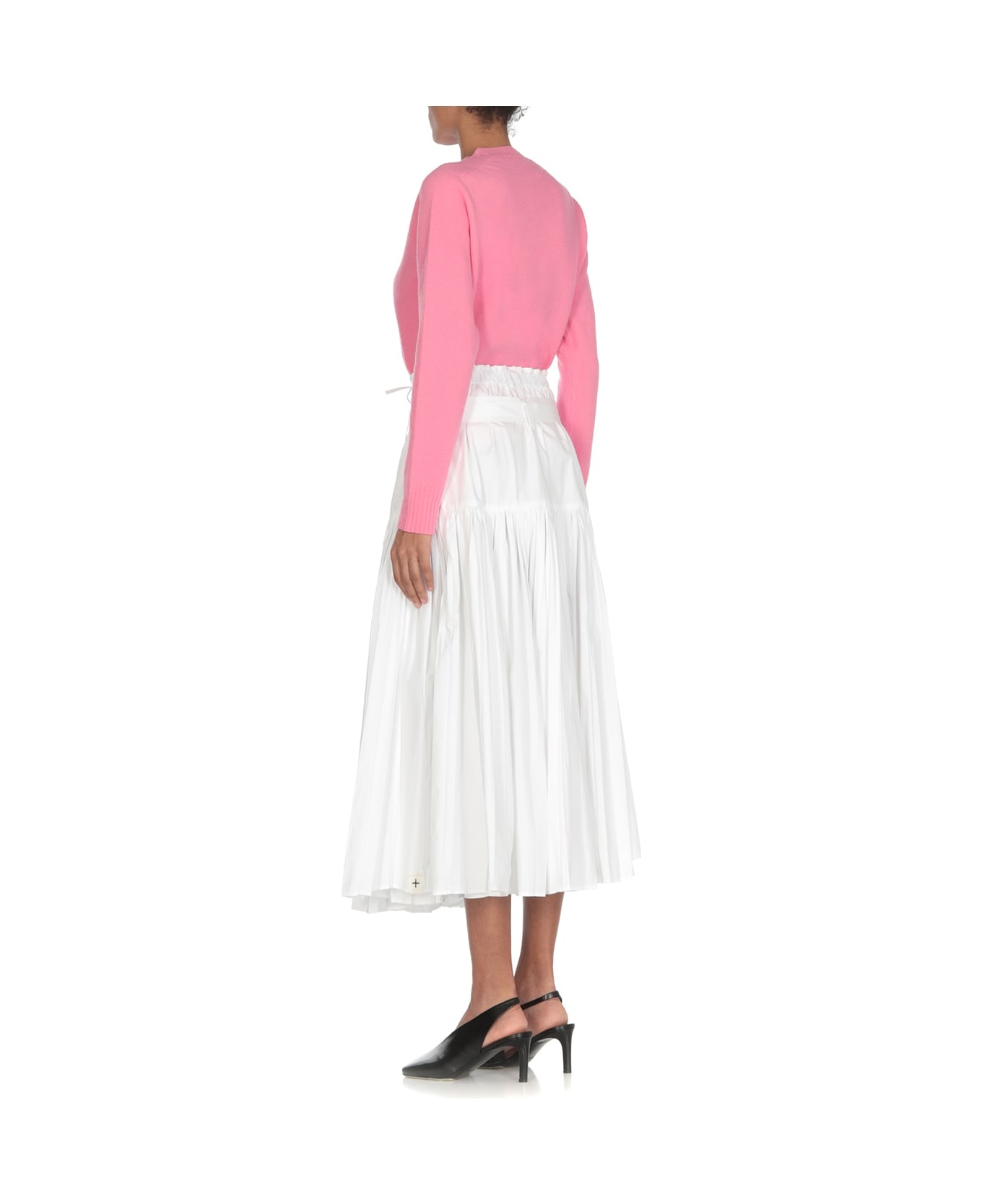 Long Pleated Skirt - 4