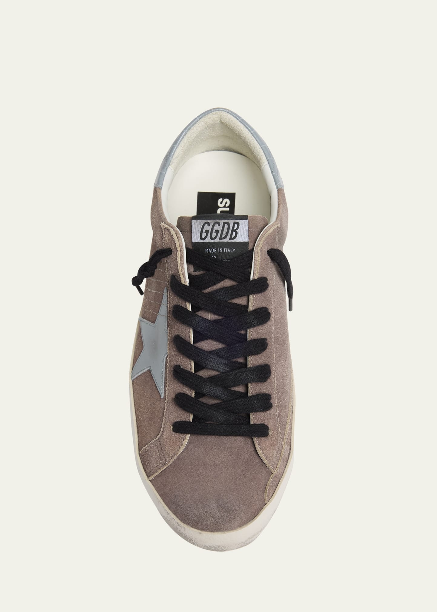 Men's Super Star Suede Low-Top Sneakers - 5