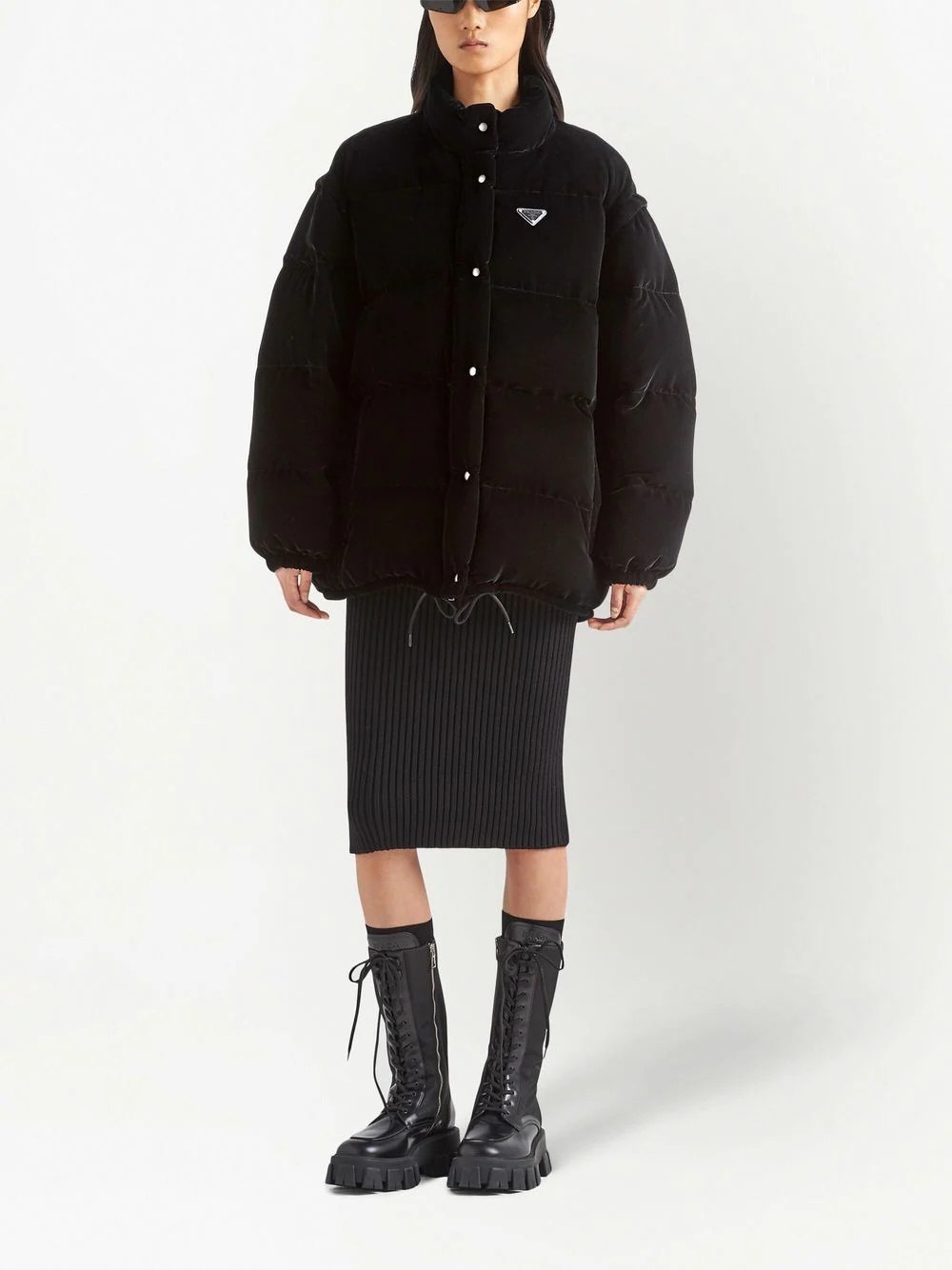 detachable-sleeve puffer jacket - 2