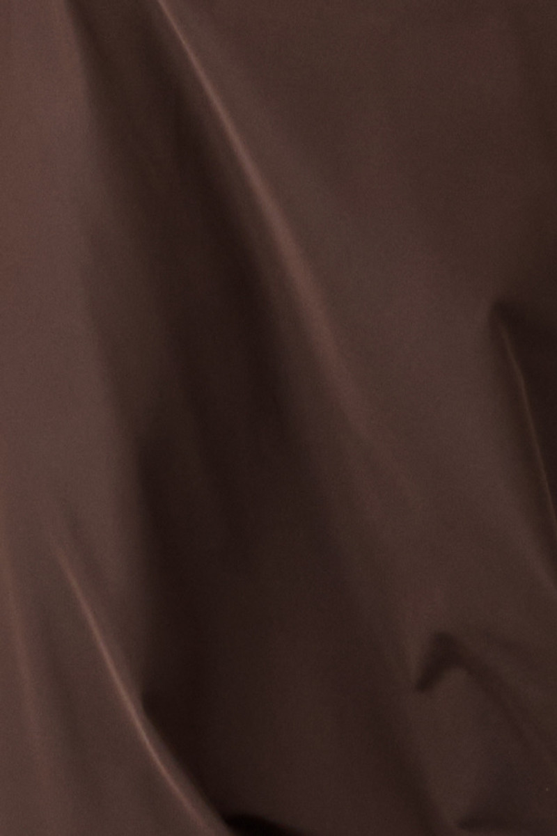Paper Taffeta Drape Dress - Mocha 4