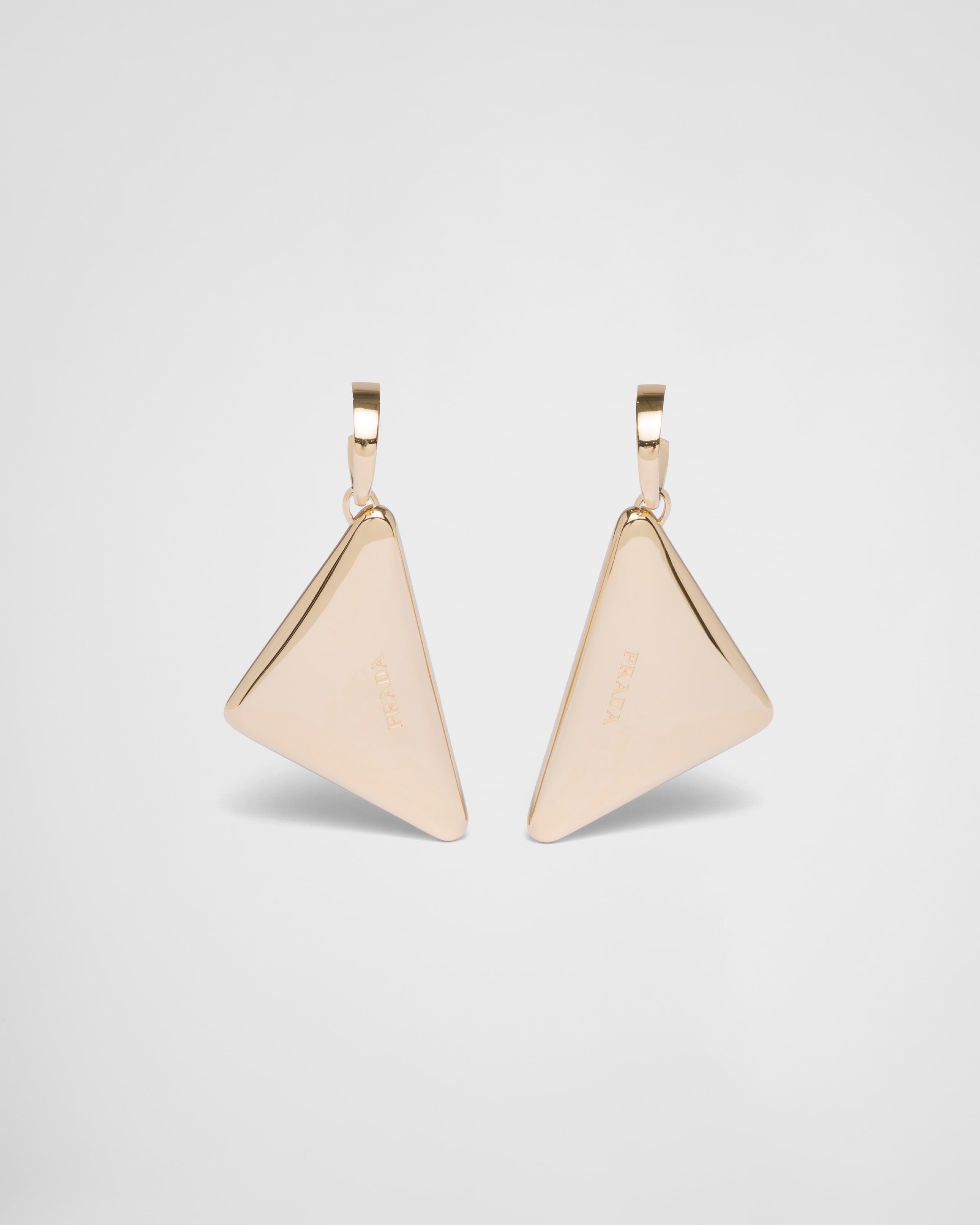 Eternal Gold medium drop earrings in yellow gold - 1