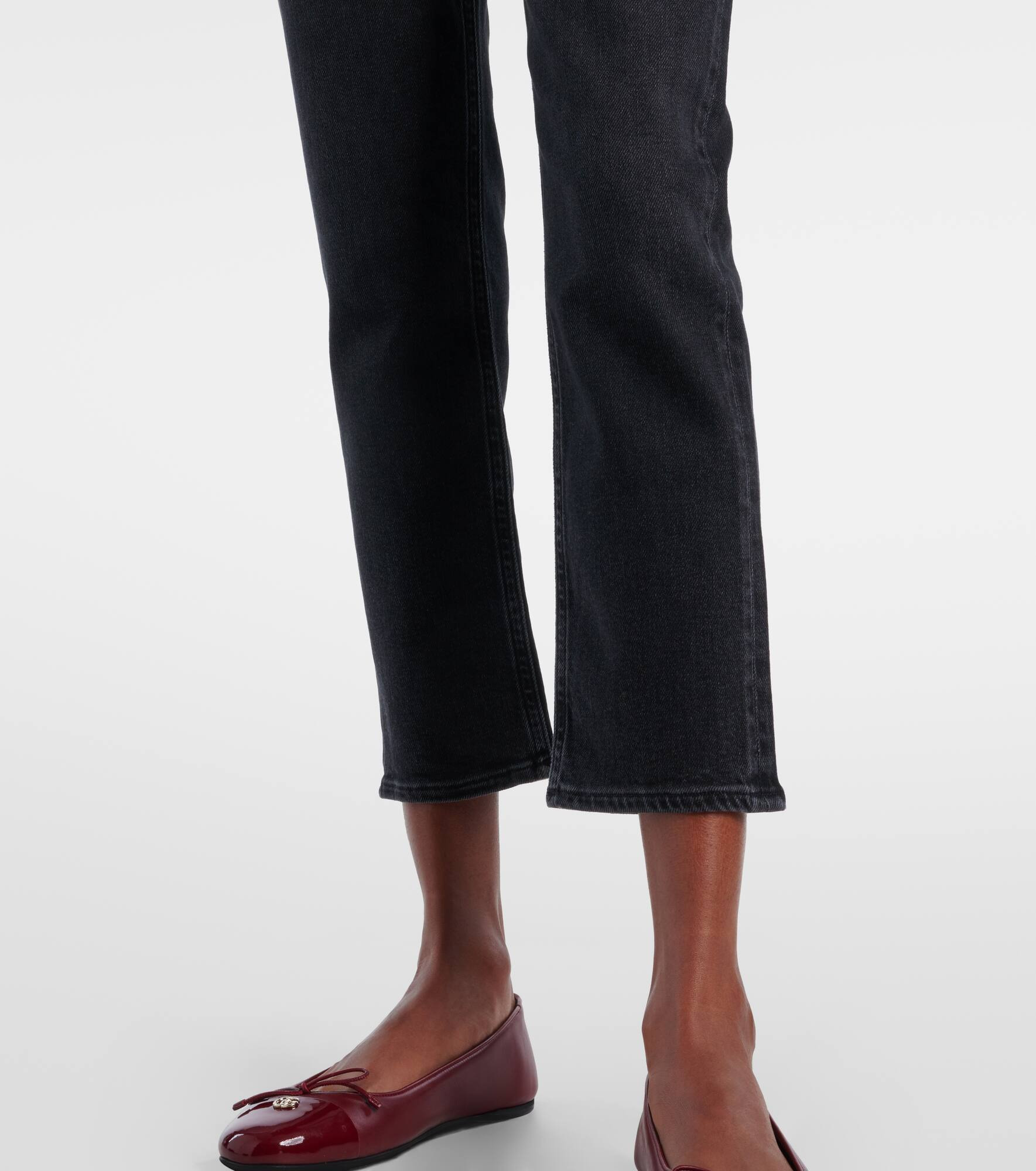 Riley high-rise cropped slim jeans - 5