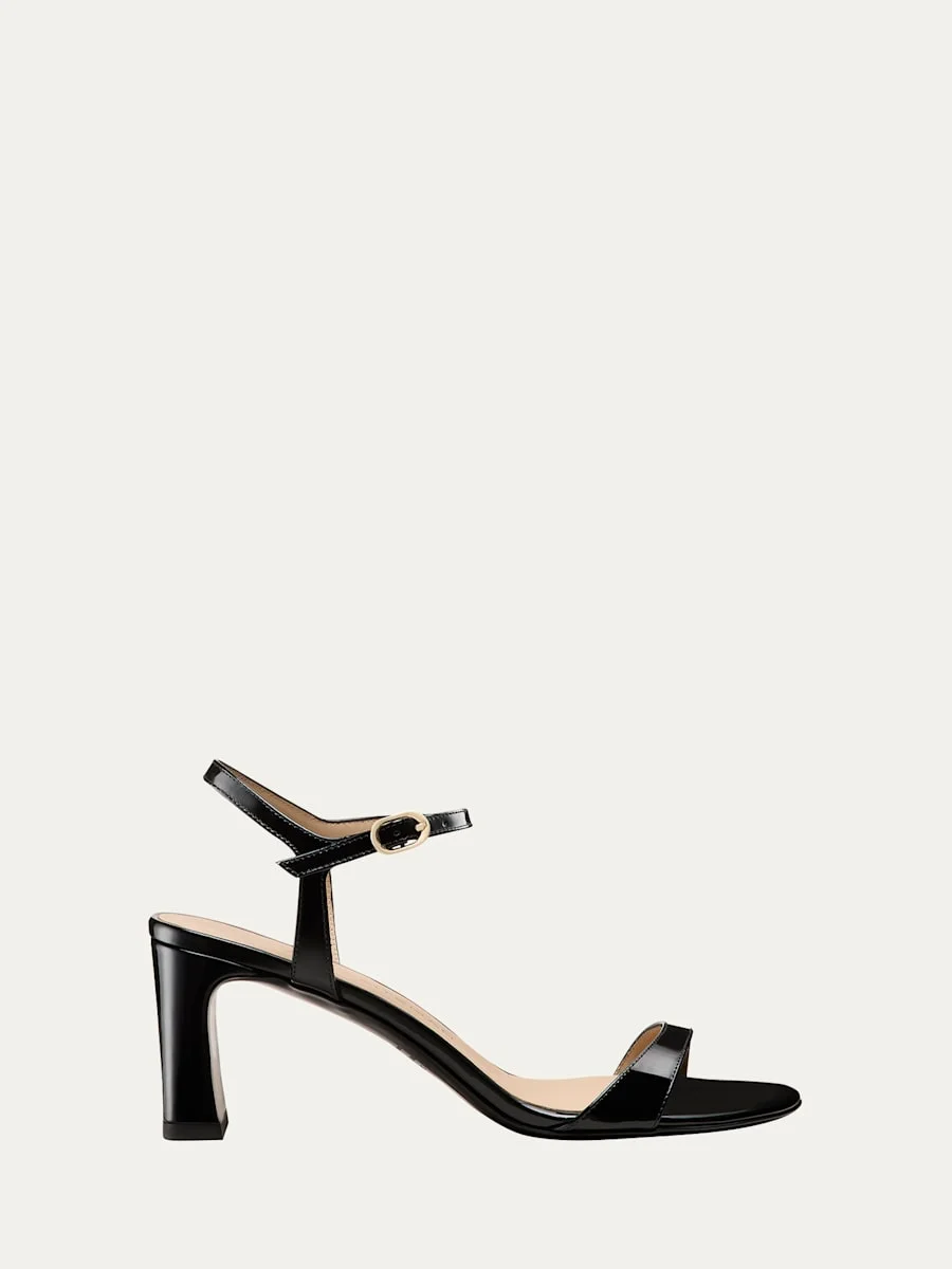 Babette Patent Ankle-Strap Sandals - 1