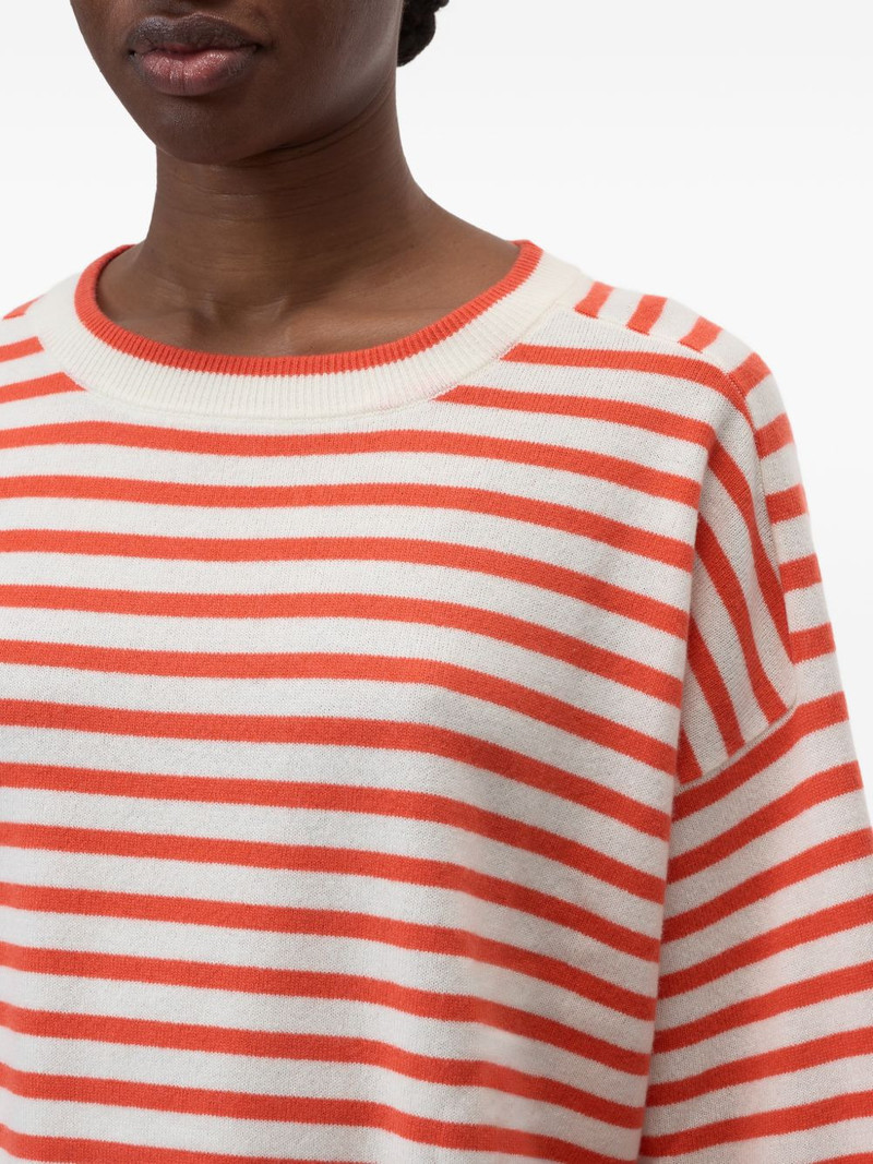 striped crew-neck T-shirt 5