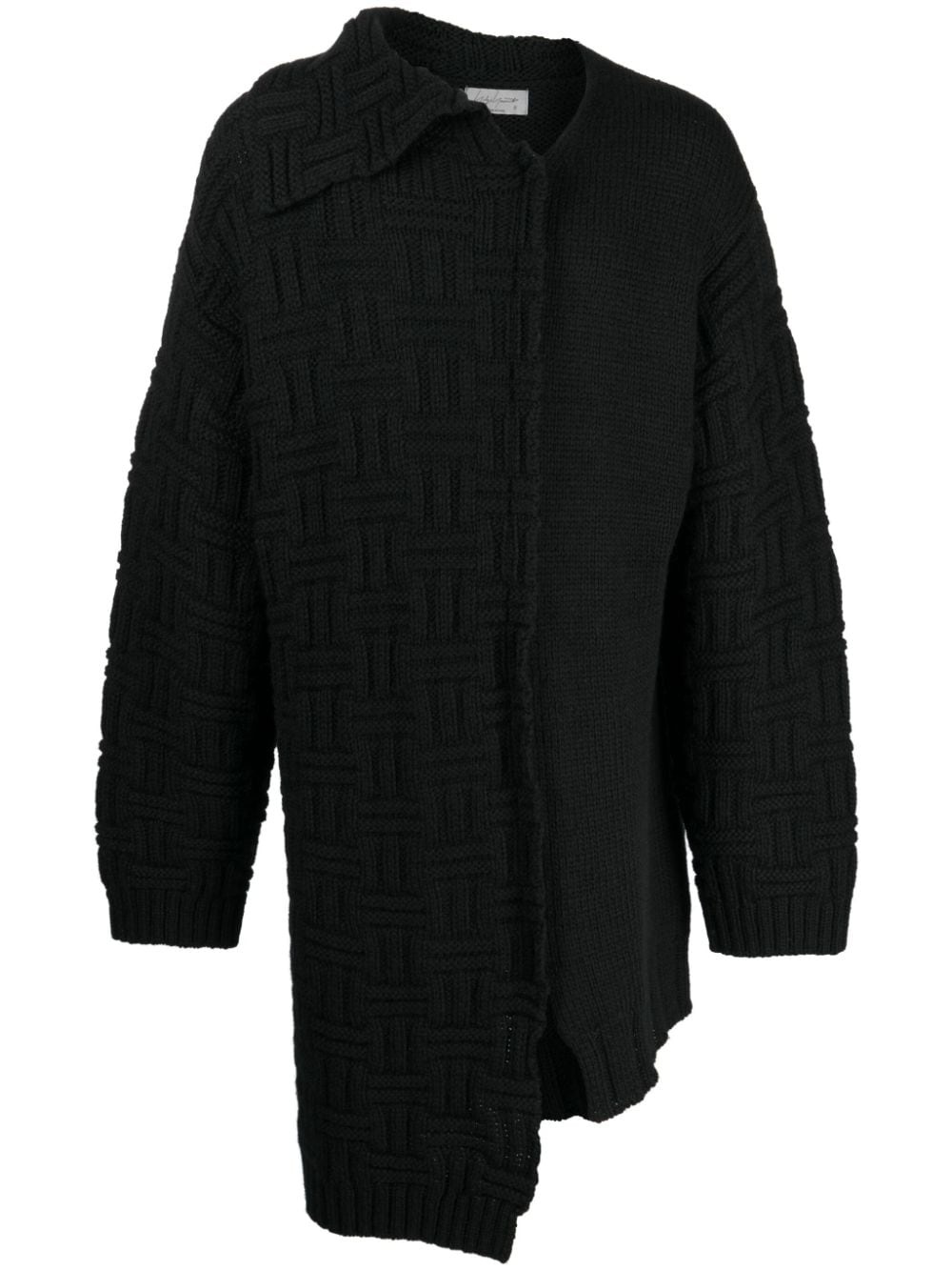 asymmetric wool jumper - 1