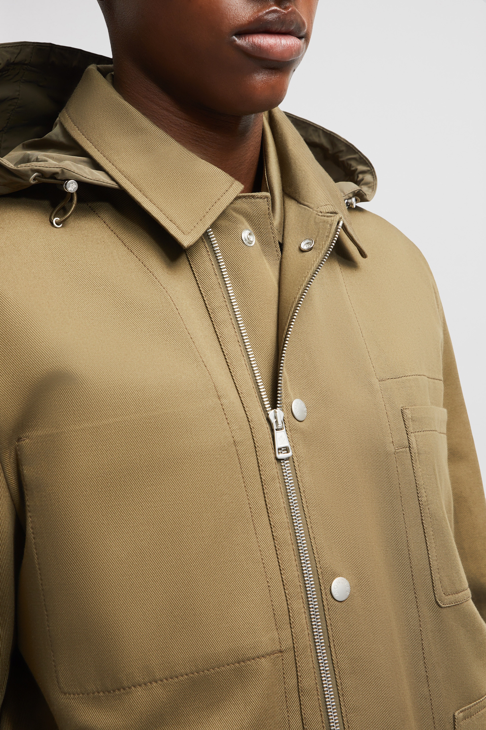 Guerledan Hooded Cotton Shirt Jacket - 6