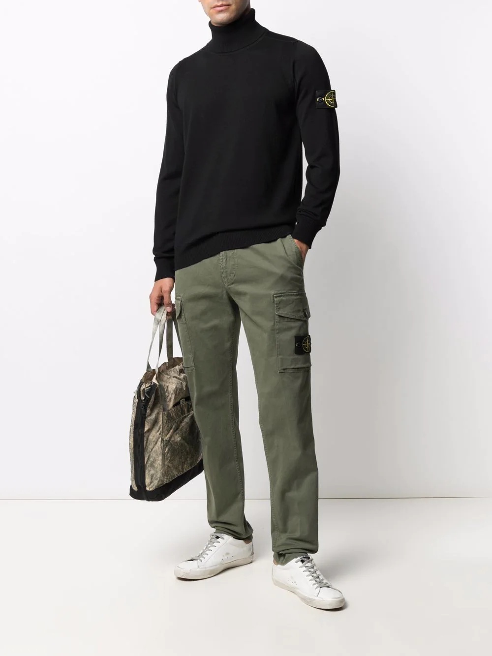 straight-leg cargo trousers - 2