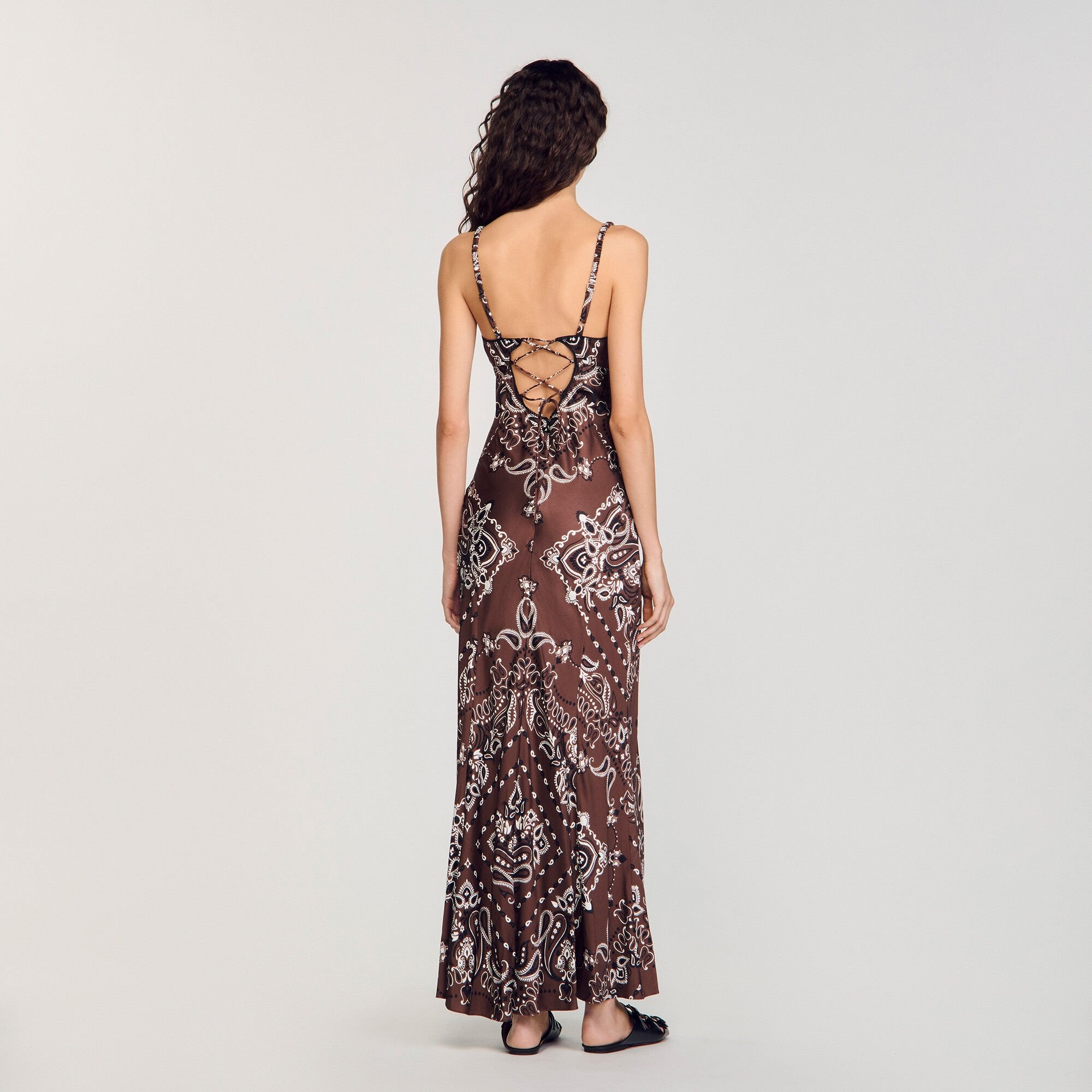 BANDANA-PRINT MAXI DRESS - 5