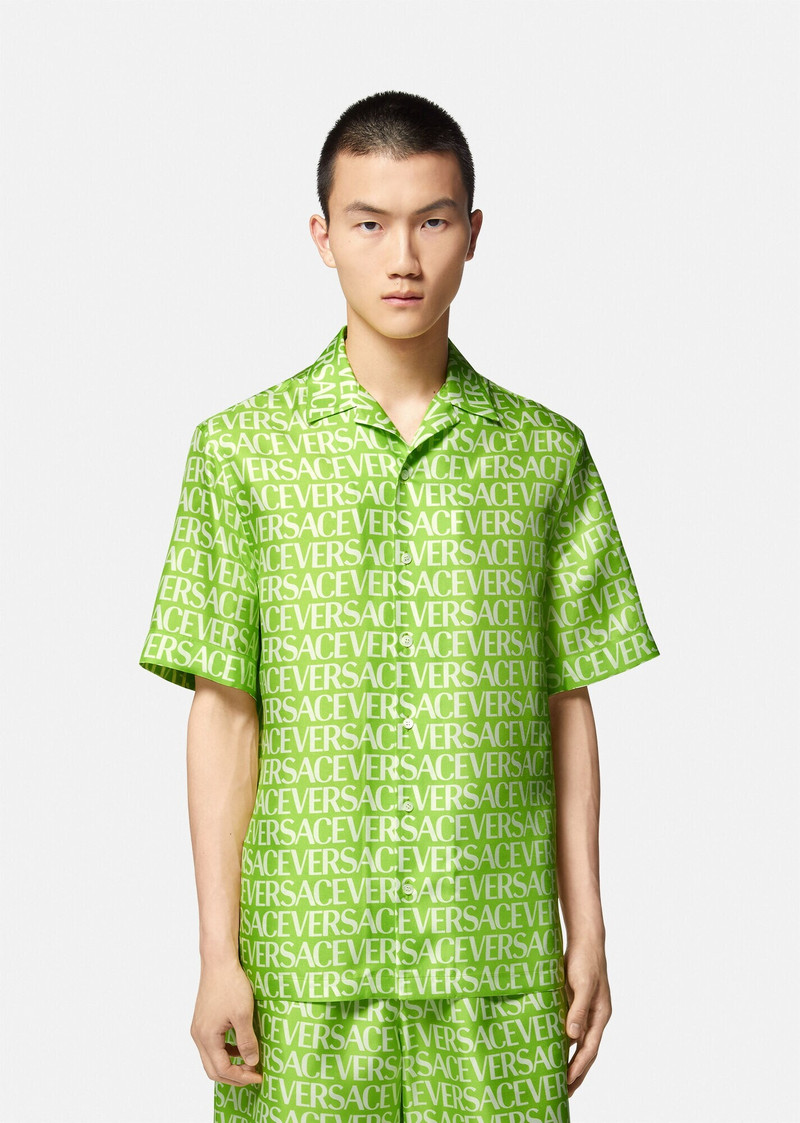 Versace Allover Silk Shirt 3