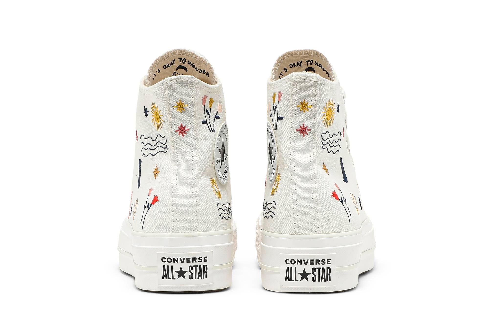 Wmns Chuck Taylor All Star Platform High 'It's Okay To Wander - Egret' - 6