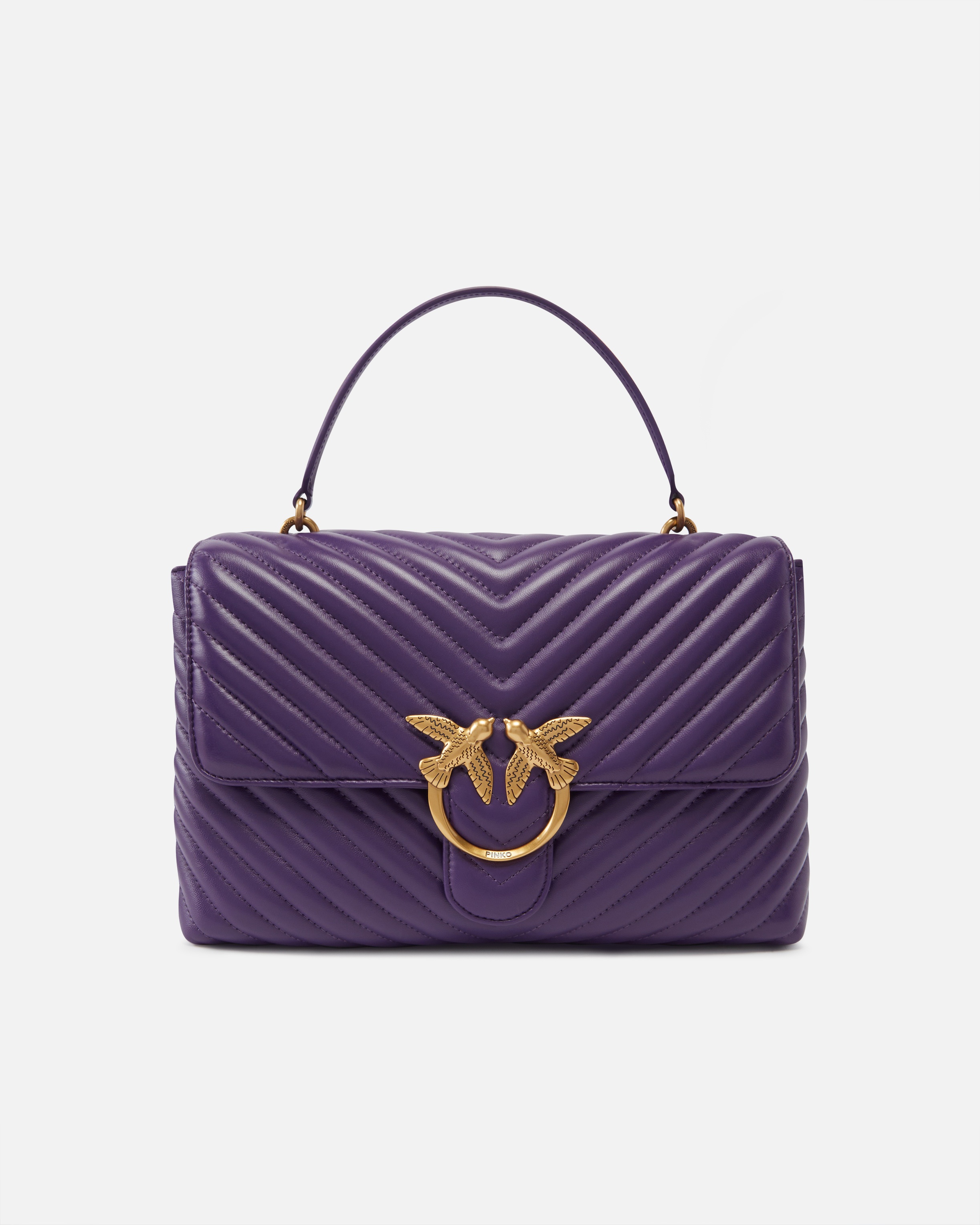 PINKO BIG LADY LOVE BAG PUFF CHEVRON | REVERSIBLE display picture 1