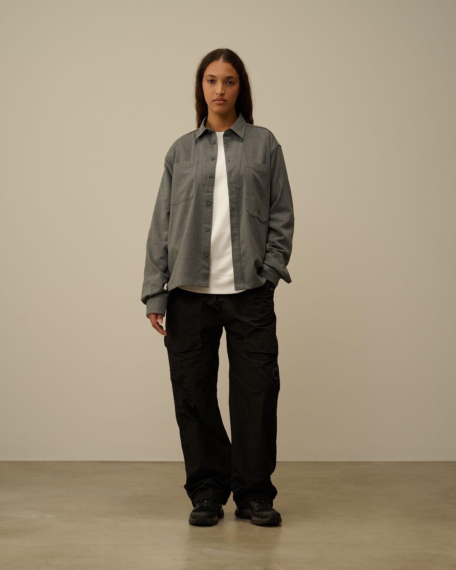 Wool Gabardine Shirt - 4