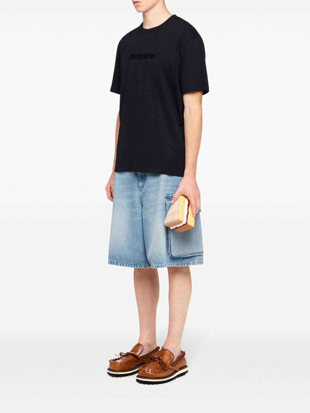 logo-embroidered T-shirt - 2