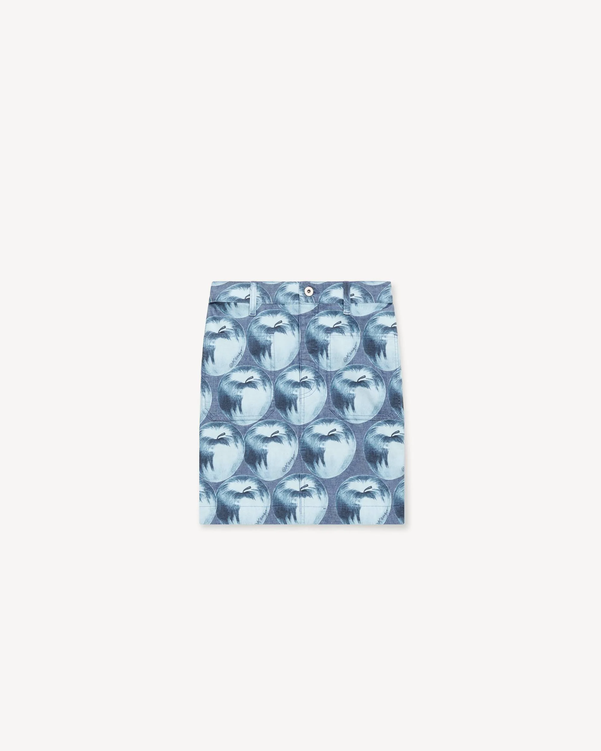 KENZO Apple Pop' short skirt in japanese denim - 1