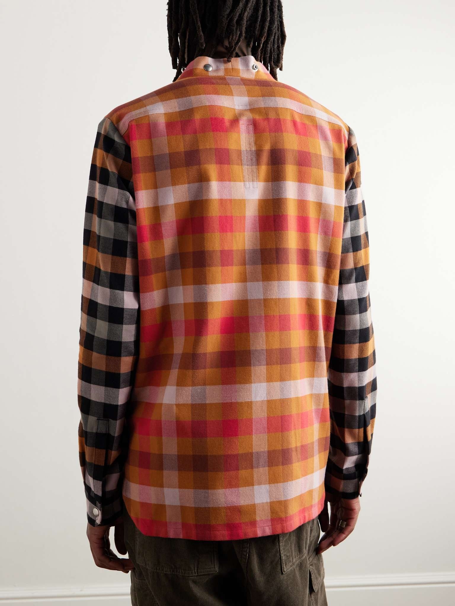 Checked Cotton-Flannel Shirt - 4