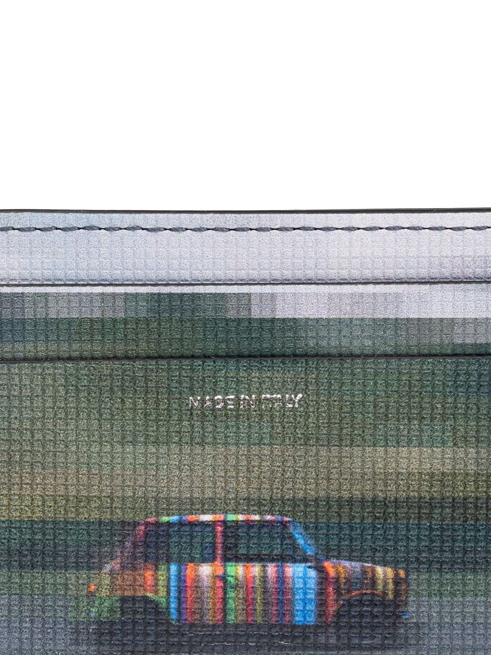Pixelated Mini leather cardholder - 4