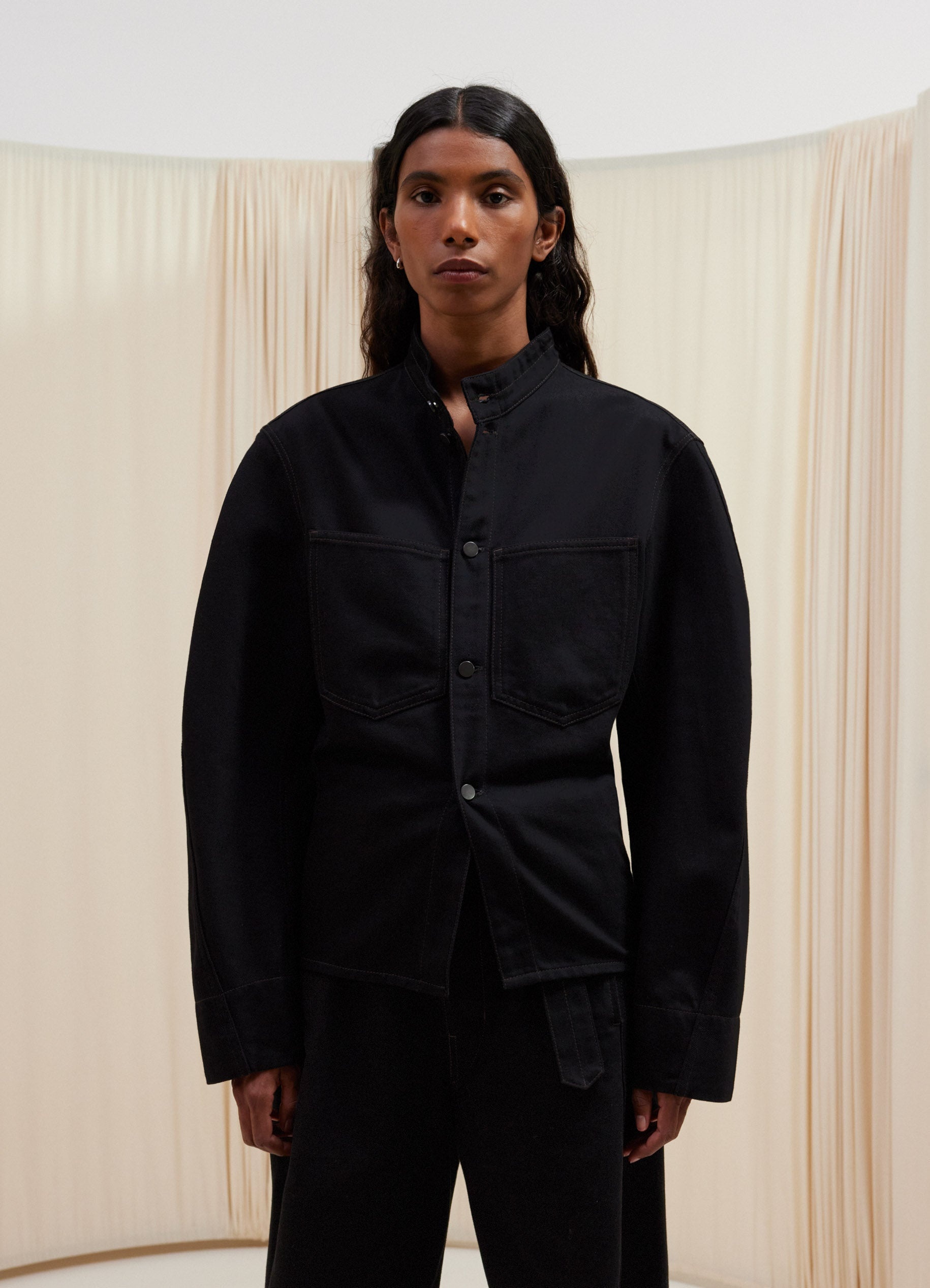 アウターその他 LEMAIRE Women Outer CO1087LF1294BK999 Black Black Soft Technical Parka | LEMAIRE
