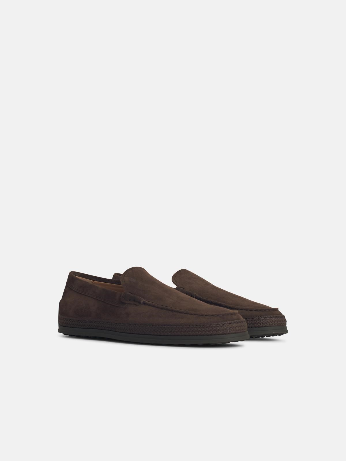 BROWN SUEDE LOAFERS - 2