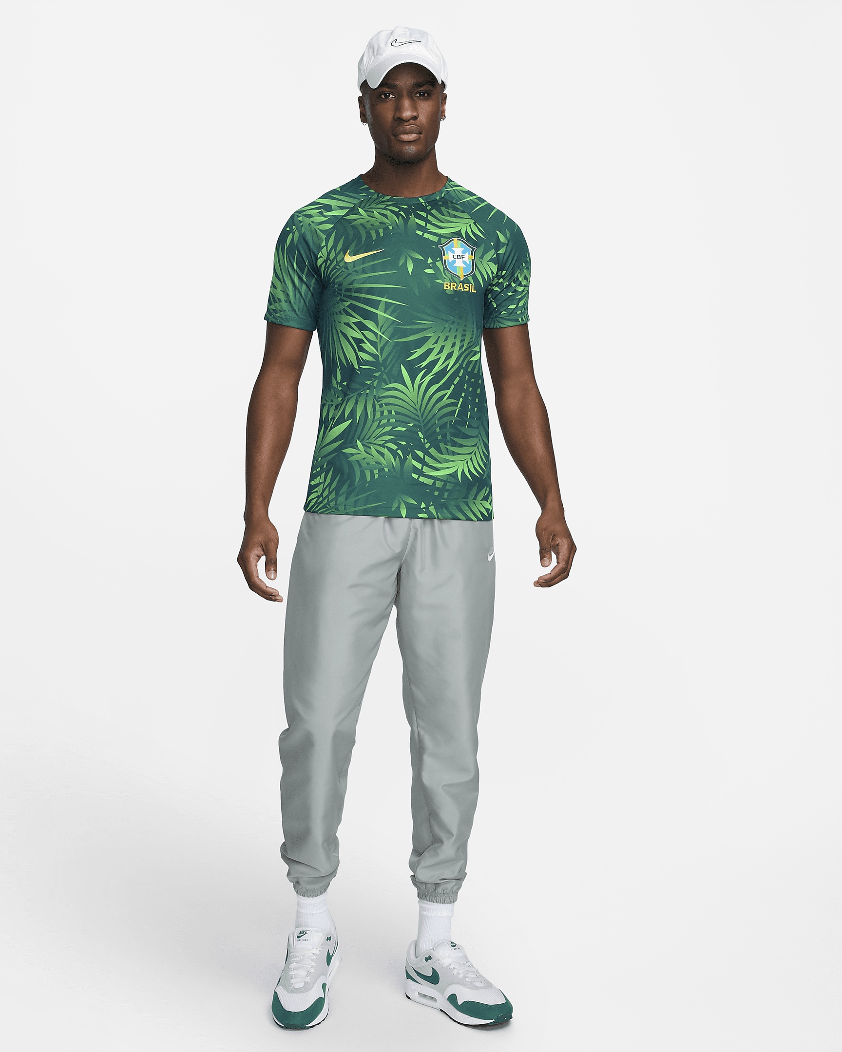 Brazil Academy Pro Nike Men's Dri-FIT Pre-Match Soccer Top - 7