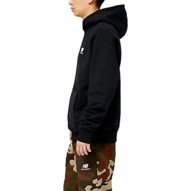 New Balance Athletics Quilted Fleece Hoodie 'Black' MT23505-BK - 4