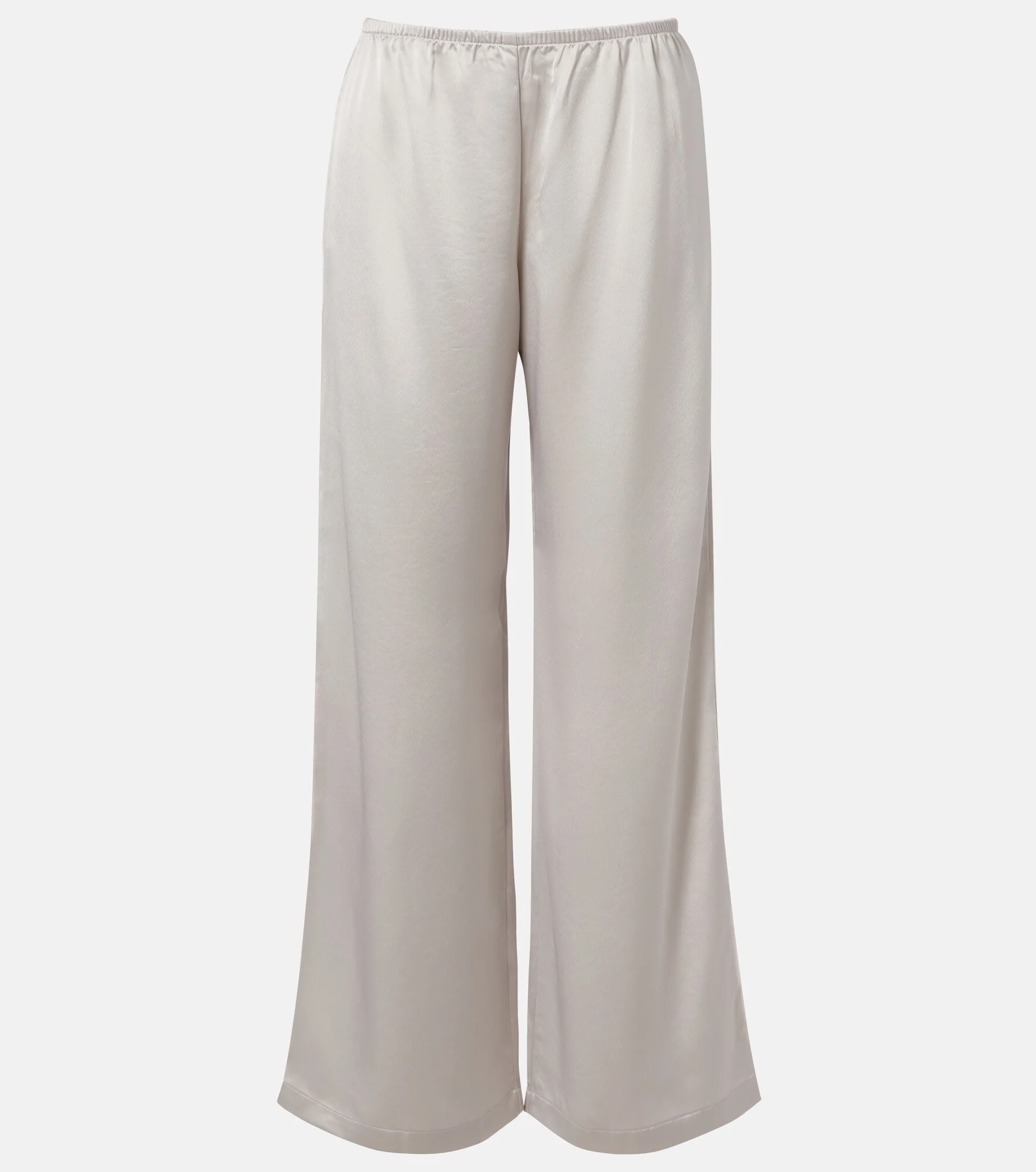 Barb satin wide-leg pants - 1