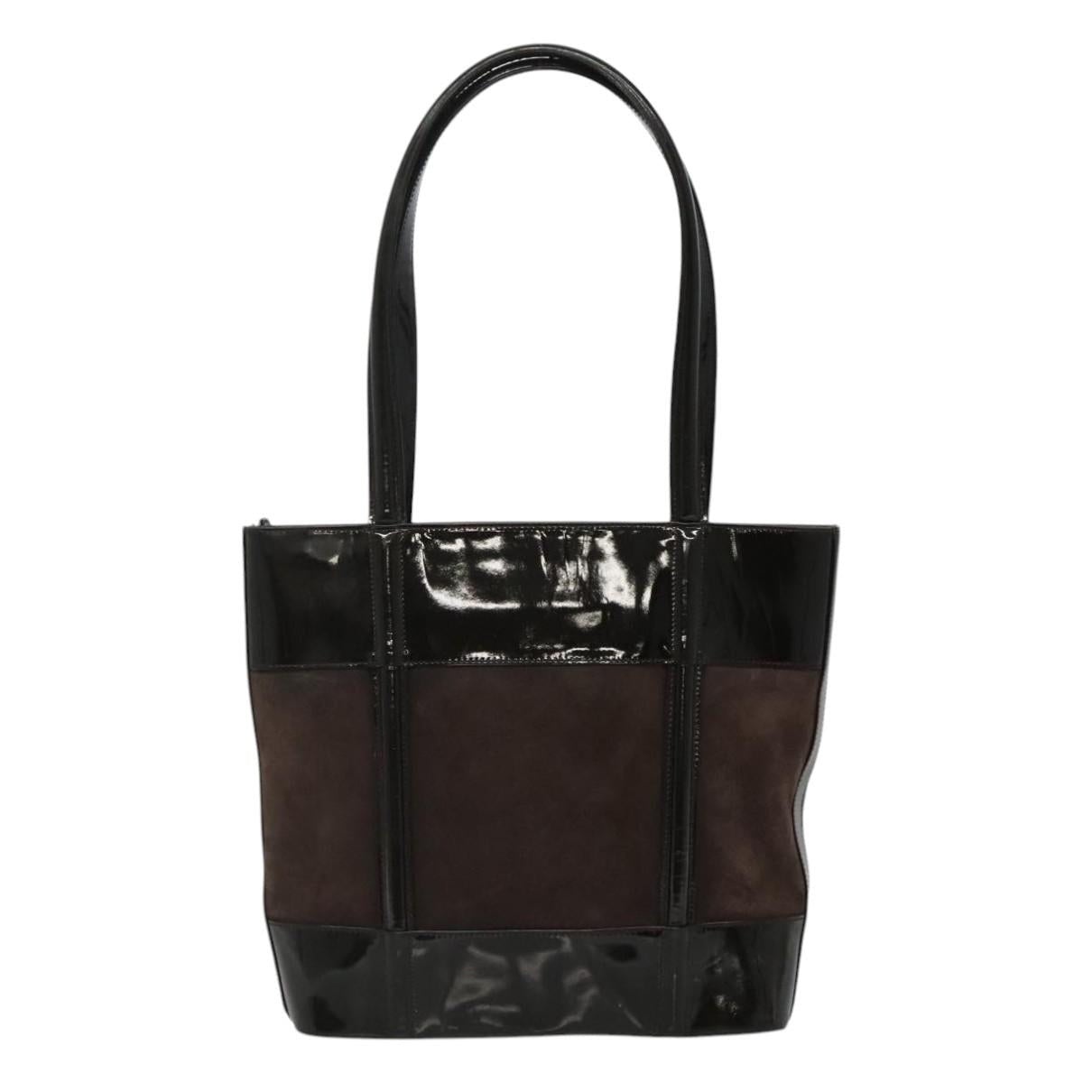 GUCCI Tote Bag Suede Leather Brown - 2