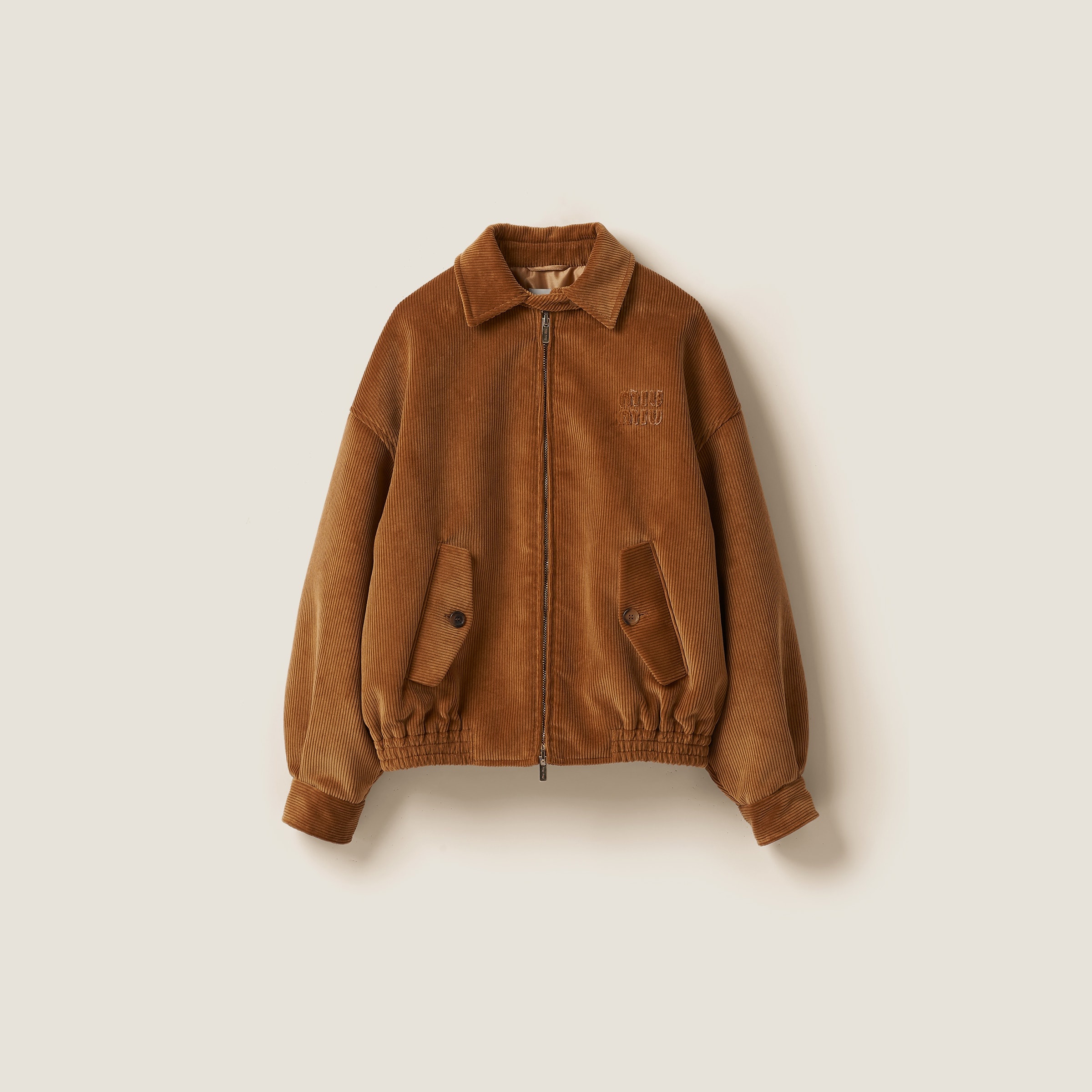 MiuMiu＊Medium-weight corduroy コーデュロイ ジャケット＊送込 コーデュロイ MiuMiu(ミュウミュウ) - 海外通販のBUYMA