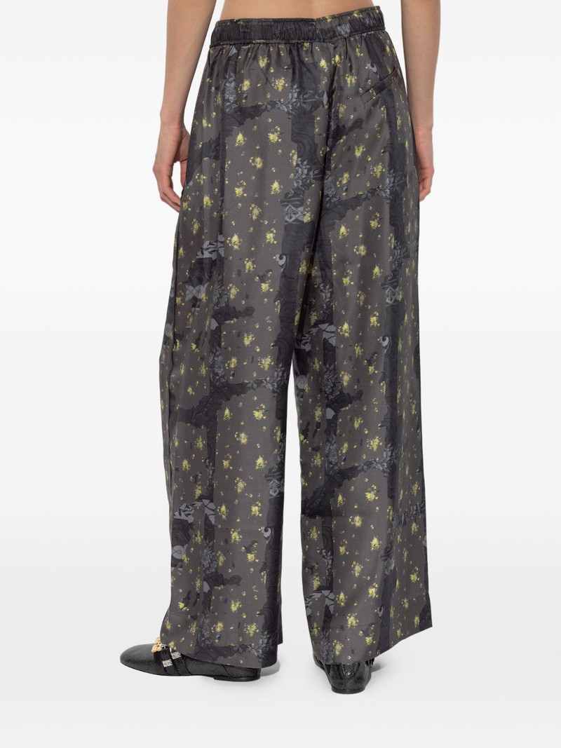 floral-pattern trousers 4