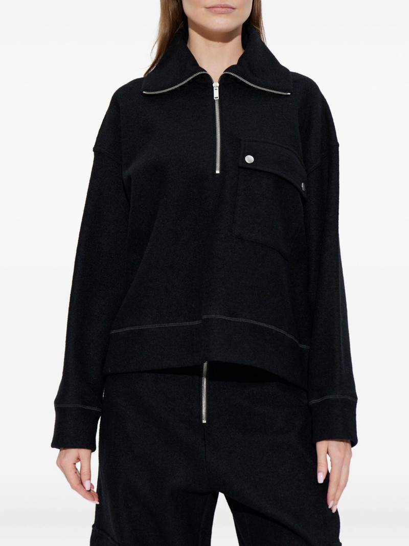 half-zip long-sleeve sweatshirt 3