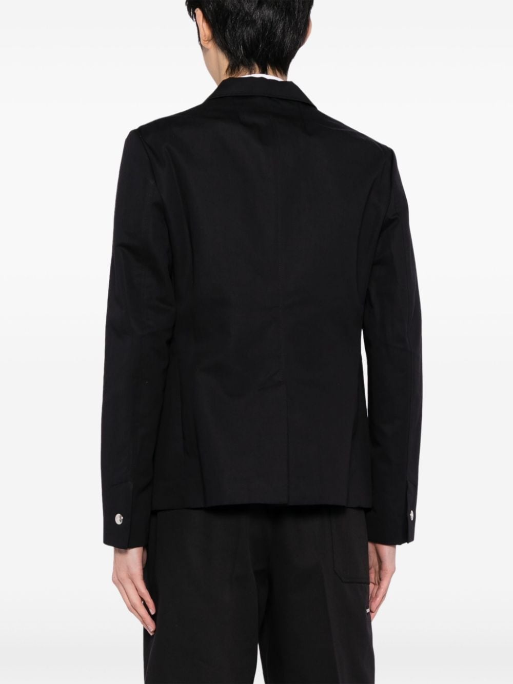 Jean single-breasted blazer - 4
